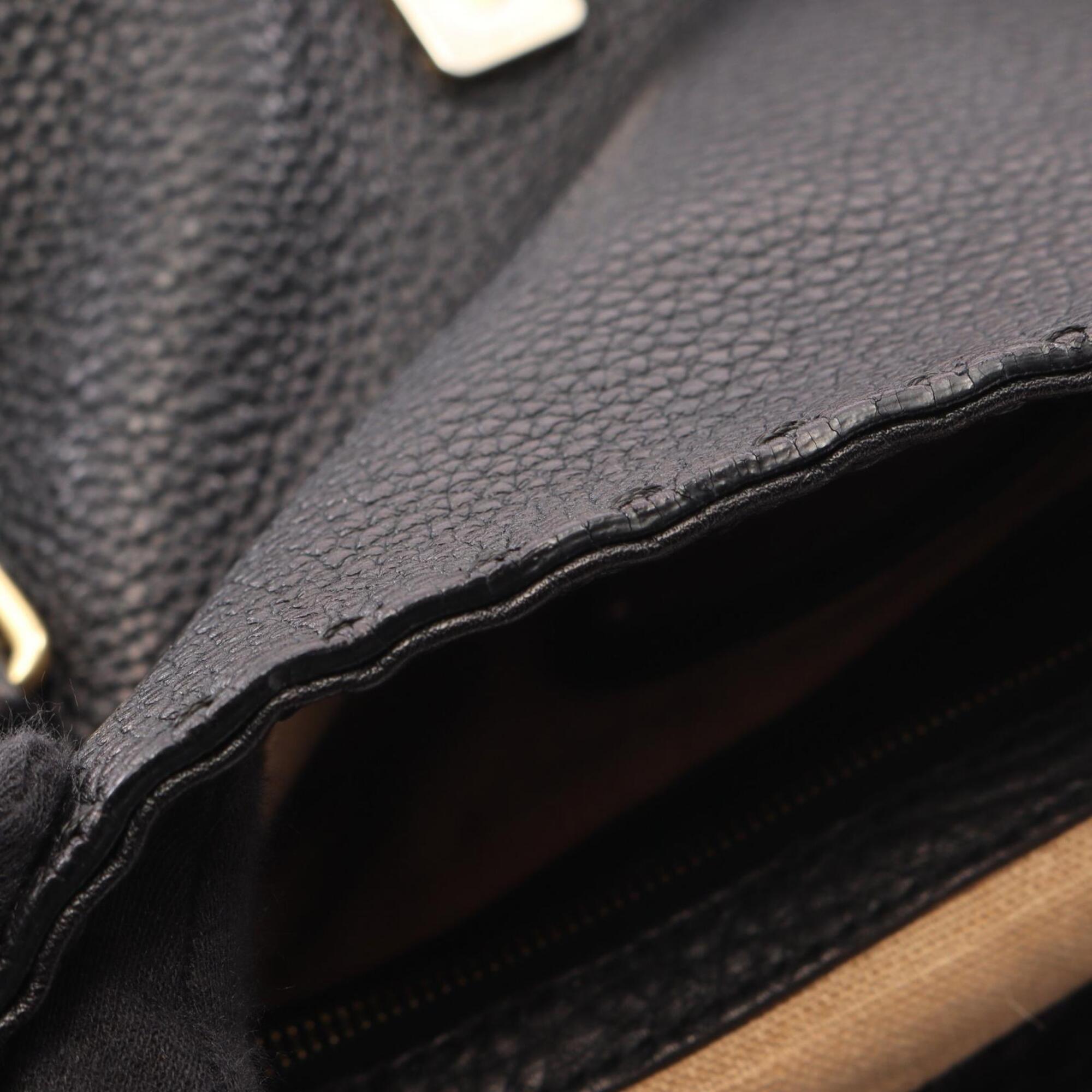 Fendi Black Leather Handbag (Pre-Owned)