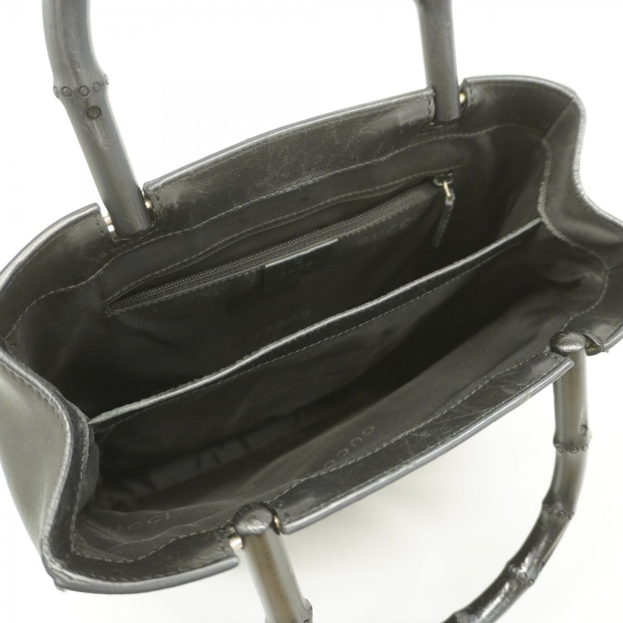 Gucci Black Leather Handbag (Pre-Owned)