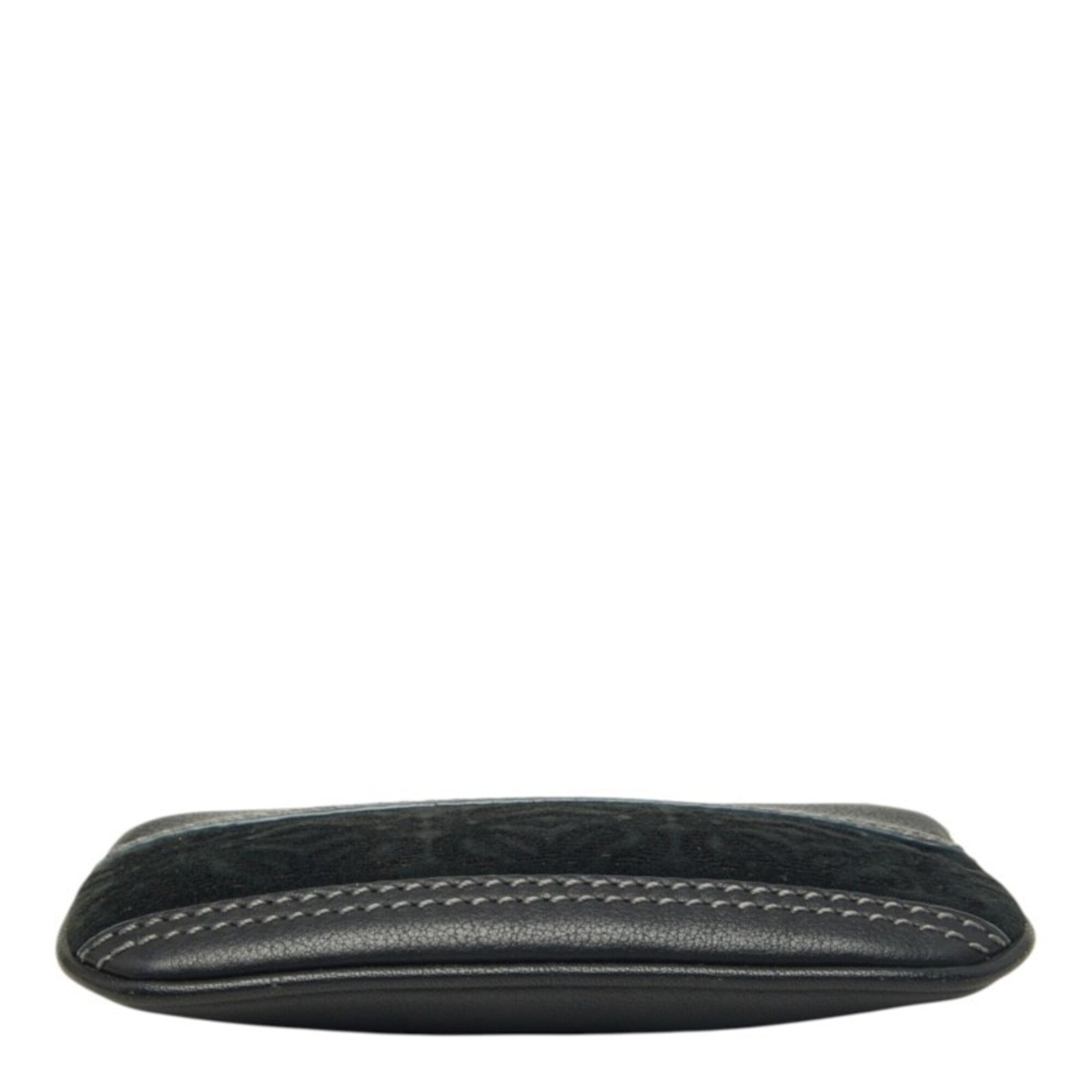 Loewe Black Leather Coin Purse/Coin Case (Pre-Owned)