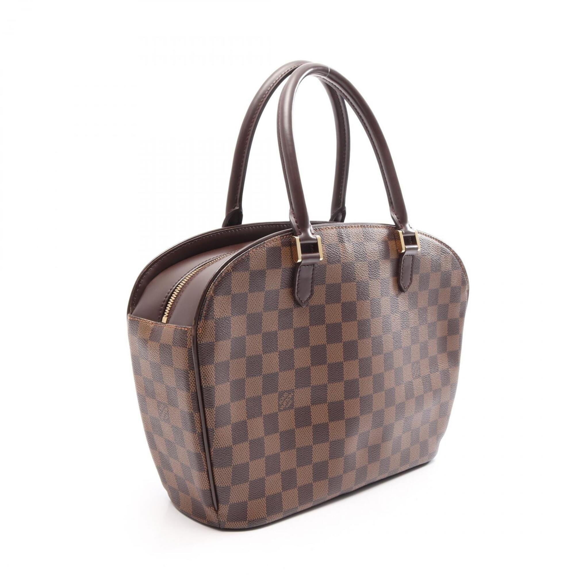 Louis Vuitton Brown Coated Canvas Pvc Leather Handbag (Pre-Owned)