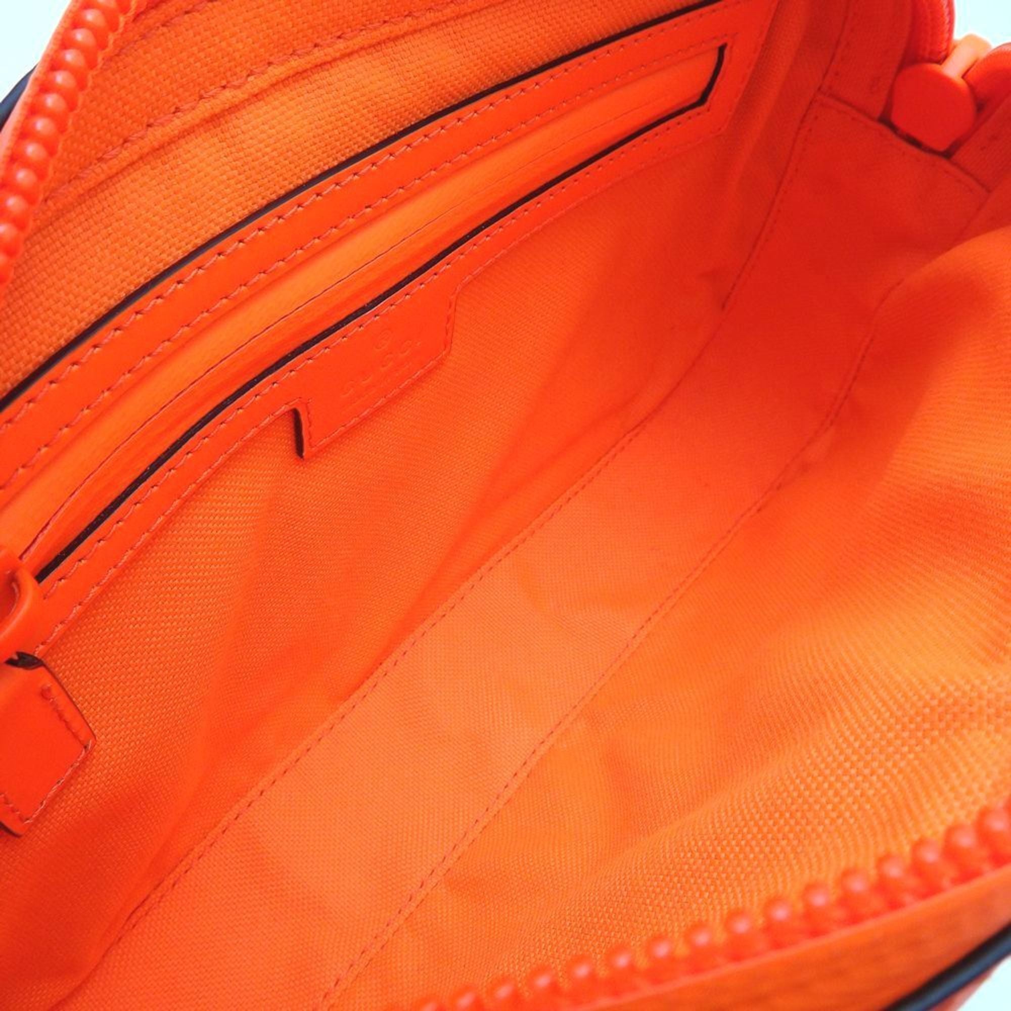 Gucci Orange Leather Fanny Pack (Pre-Owned)