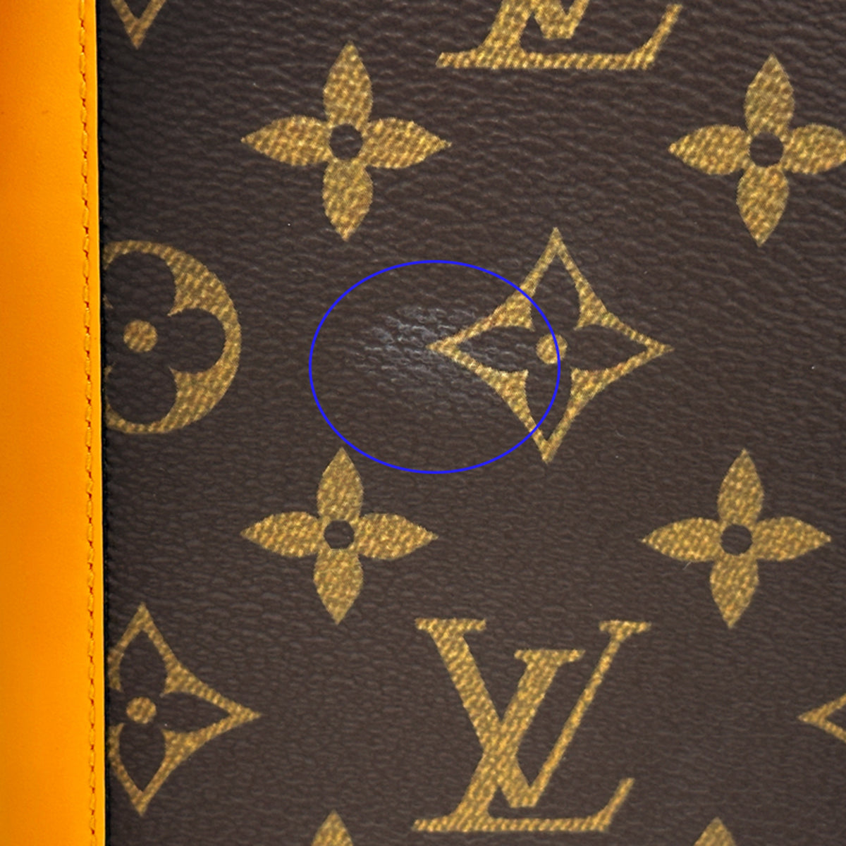 Louis Vuitton Brown Monogram Macassar Orange Saffron Monogram Long Wallet (Bi-Fold) (Pre-Owned)