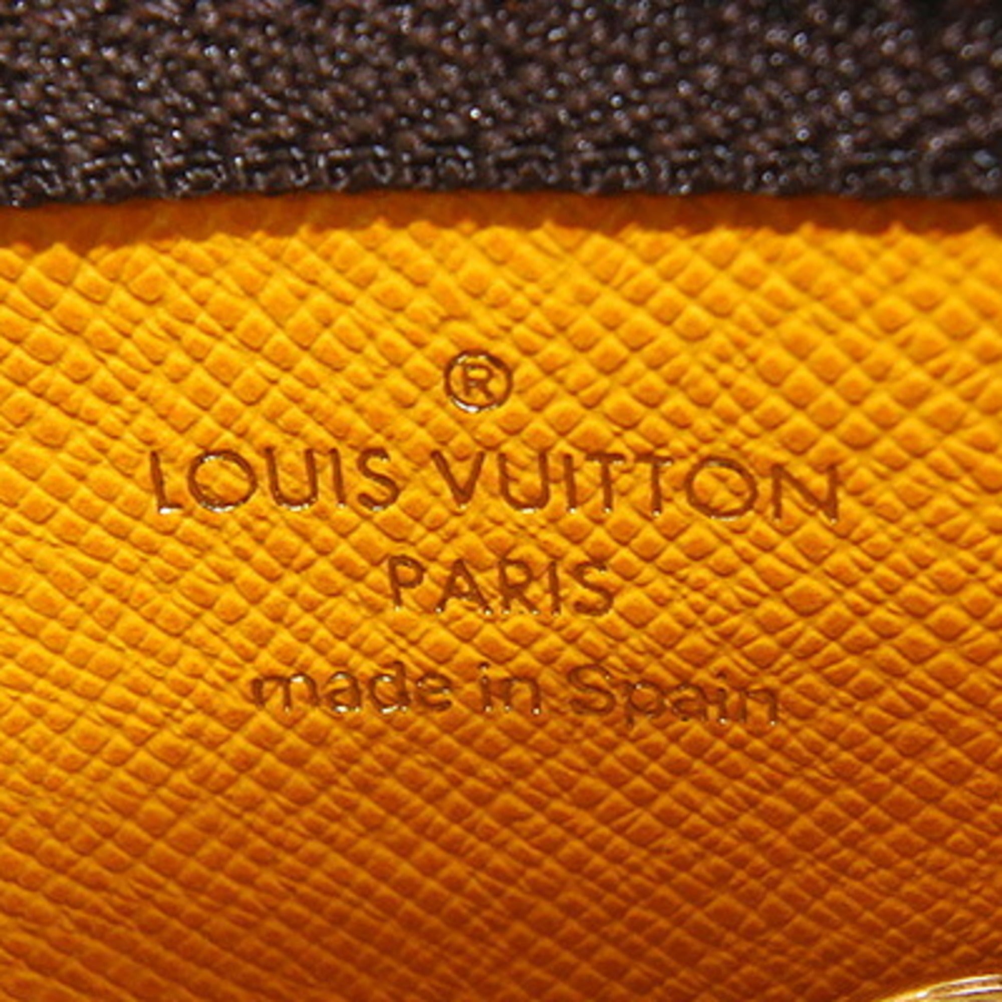 Louis Vuitton Jaune Monogram Monogram Groom Coin Purse/Coin Case (Pre-Owned)