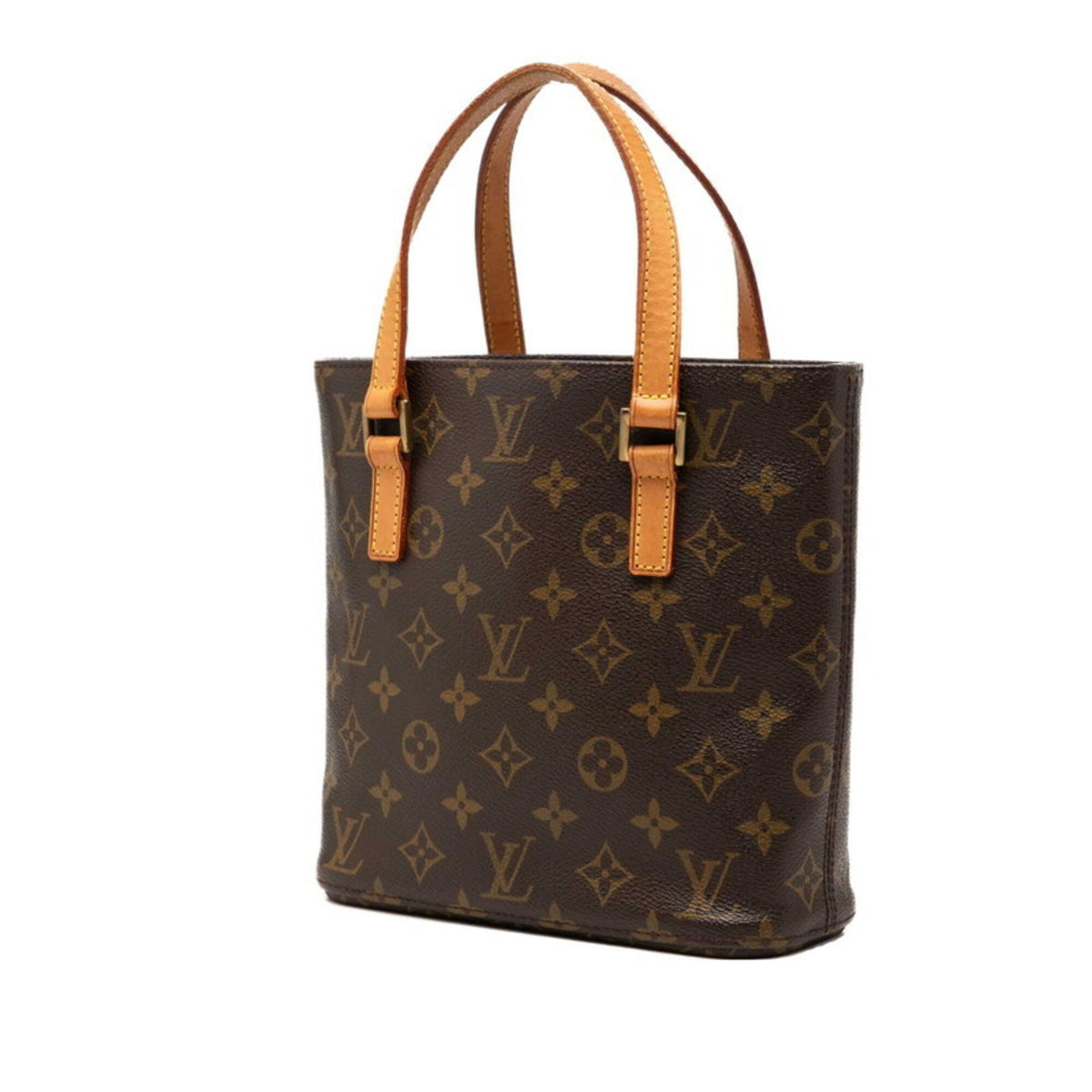 Louis Vuitton Brown Pvc Leather Handbag (Pre-Owned)