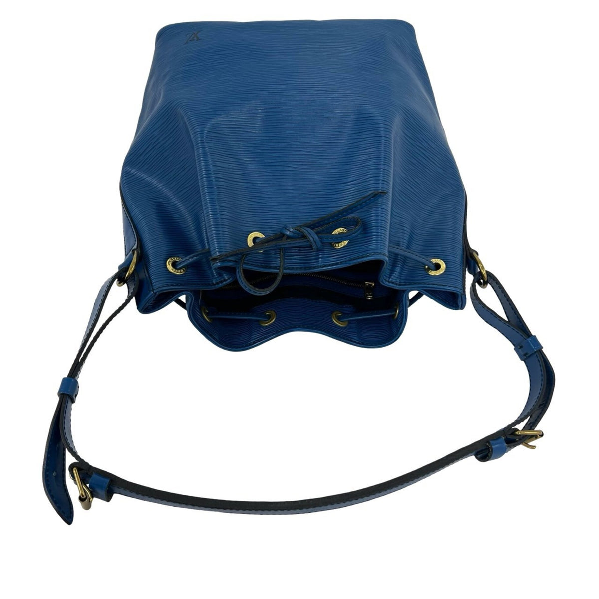 Louis Vuitton Blue Leather Shoulder Bag (Pre-Owned)