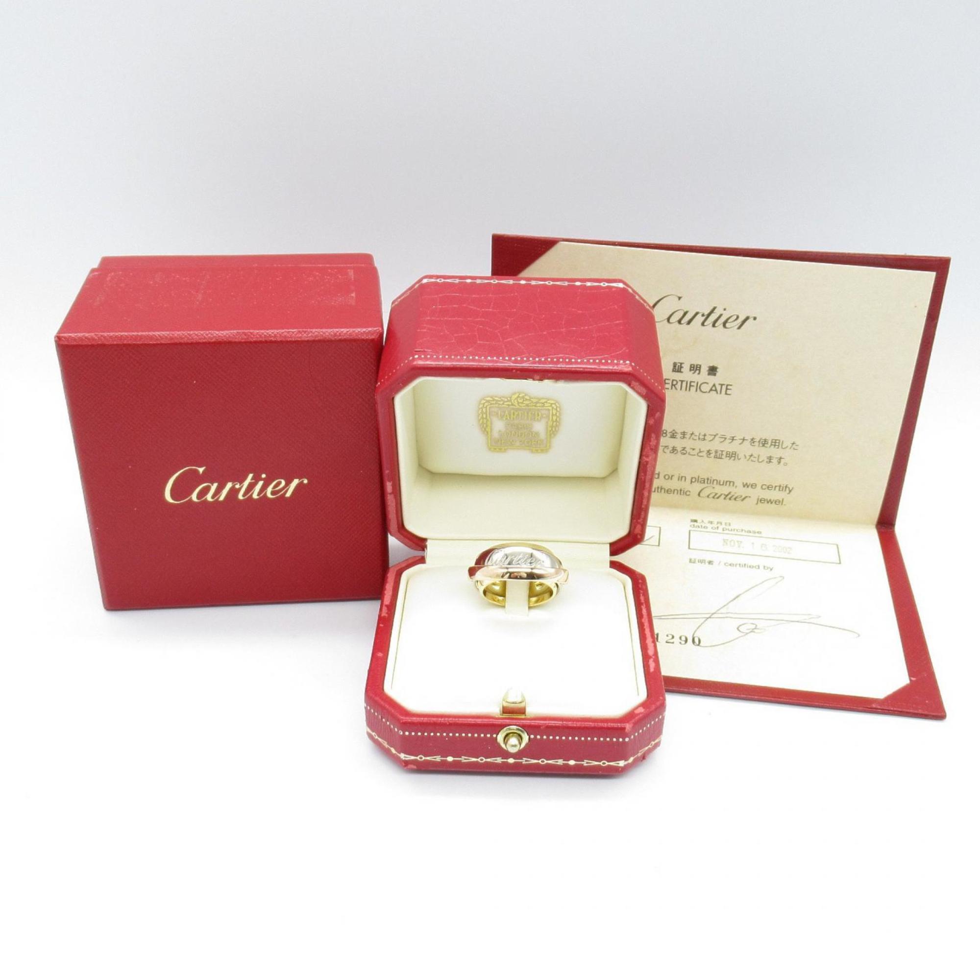 Cartier Gold Silver Yellow Gold (18K) Pink Gold (18K) White Gold (18K) Band Ring (Pre-Owned)