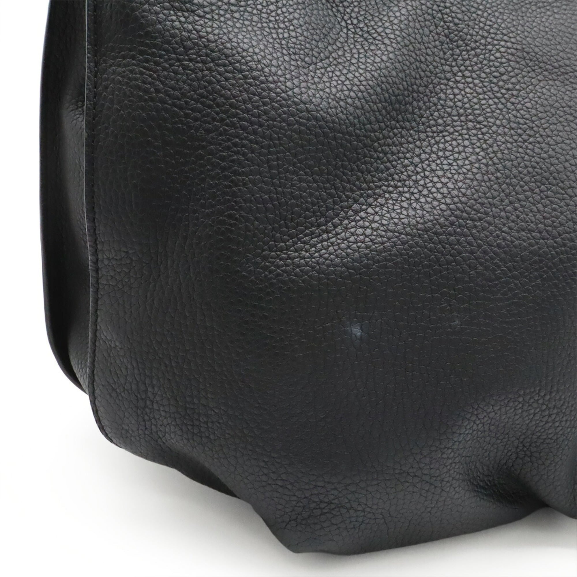 Celine Black White Leather Handbag Shoulder Bag (Pre-Owned)