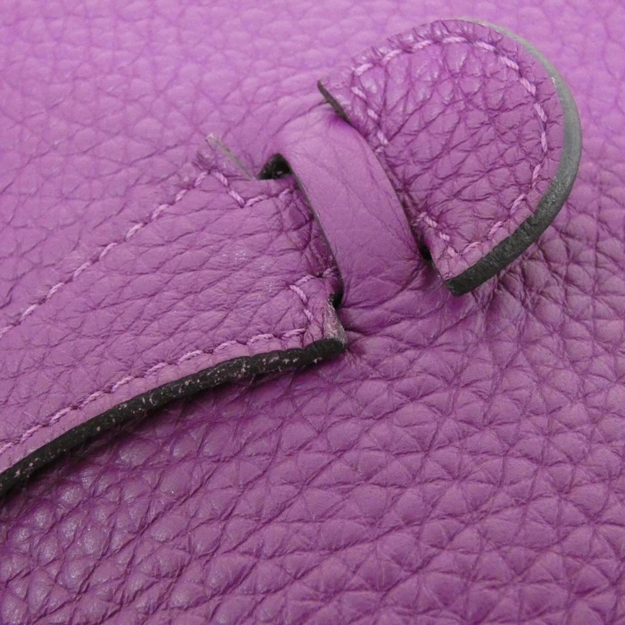 Hermes Anemone Taurillon Clemence Leather Shoulder Bag (Pre-Owned)