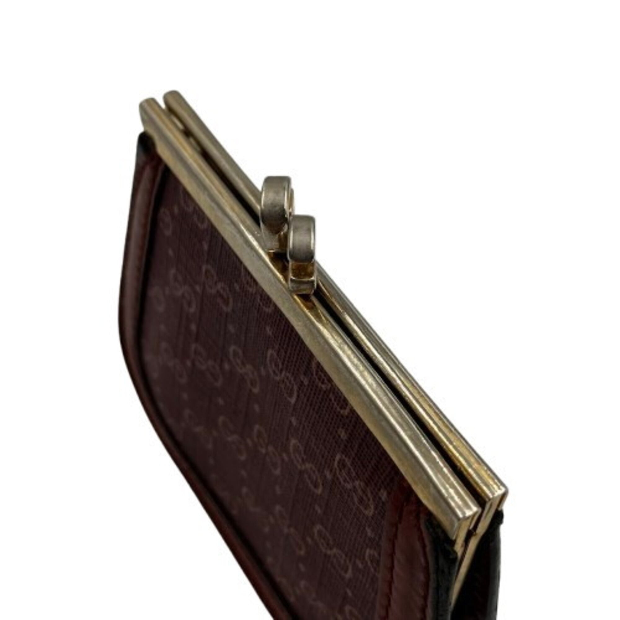 Gucci Bordeaux Leather Coin Purse/Coin Case (Pre-Owned)