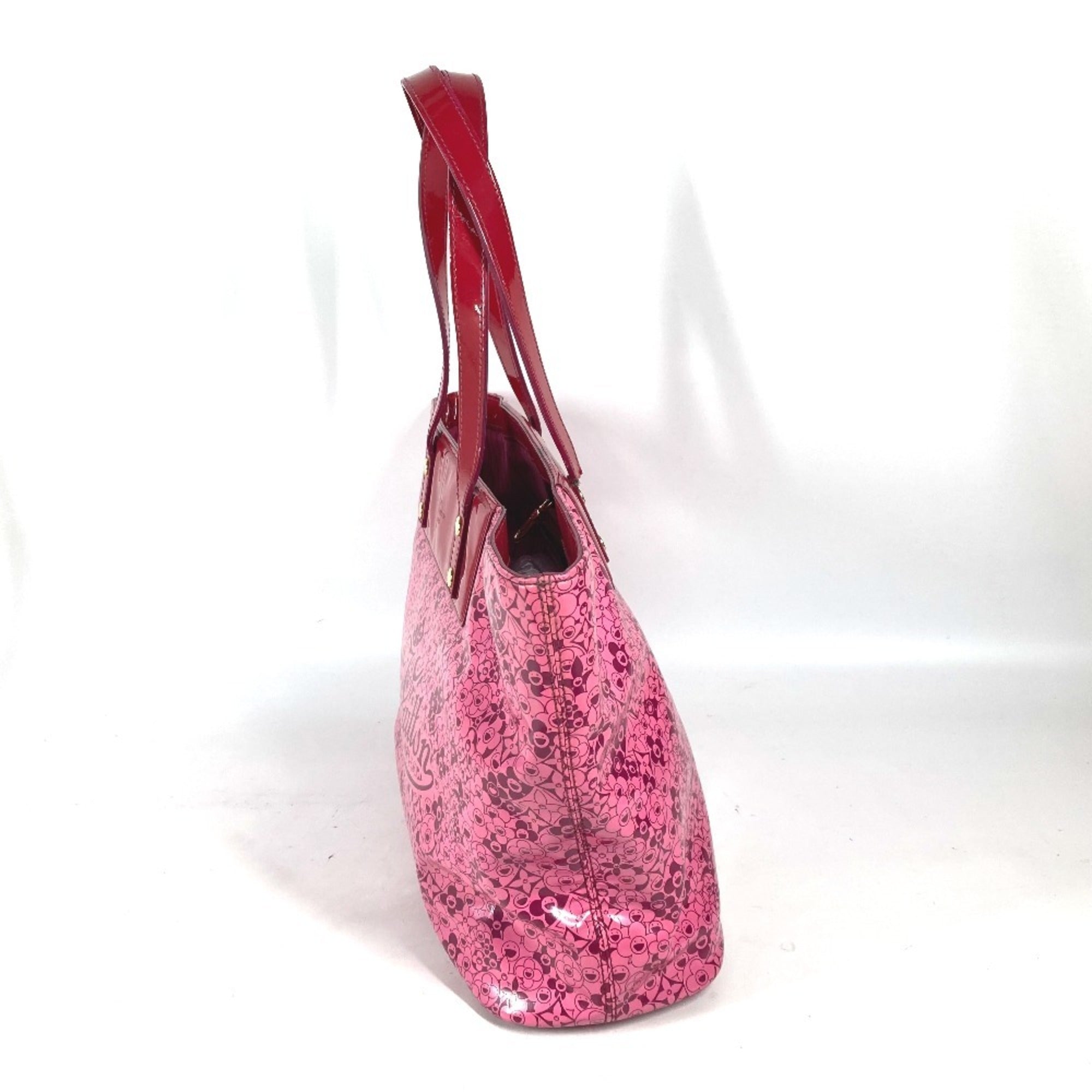 Louis Vuitton Pink Pvc Leather Shoulder Bag Tote Bag (Pre-Owned)