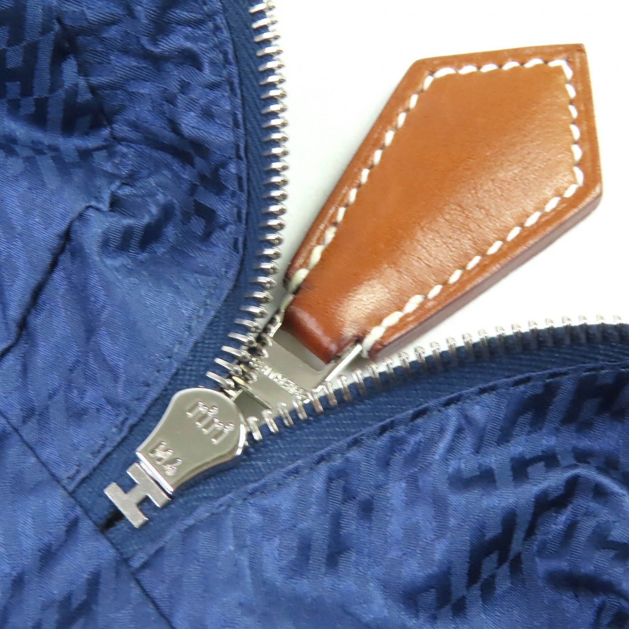 Hermes Blue Silk 100% Pouch (Pre-Owned)
