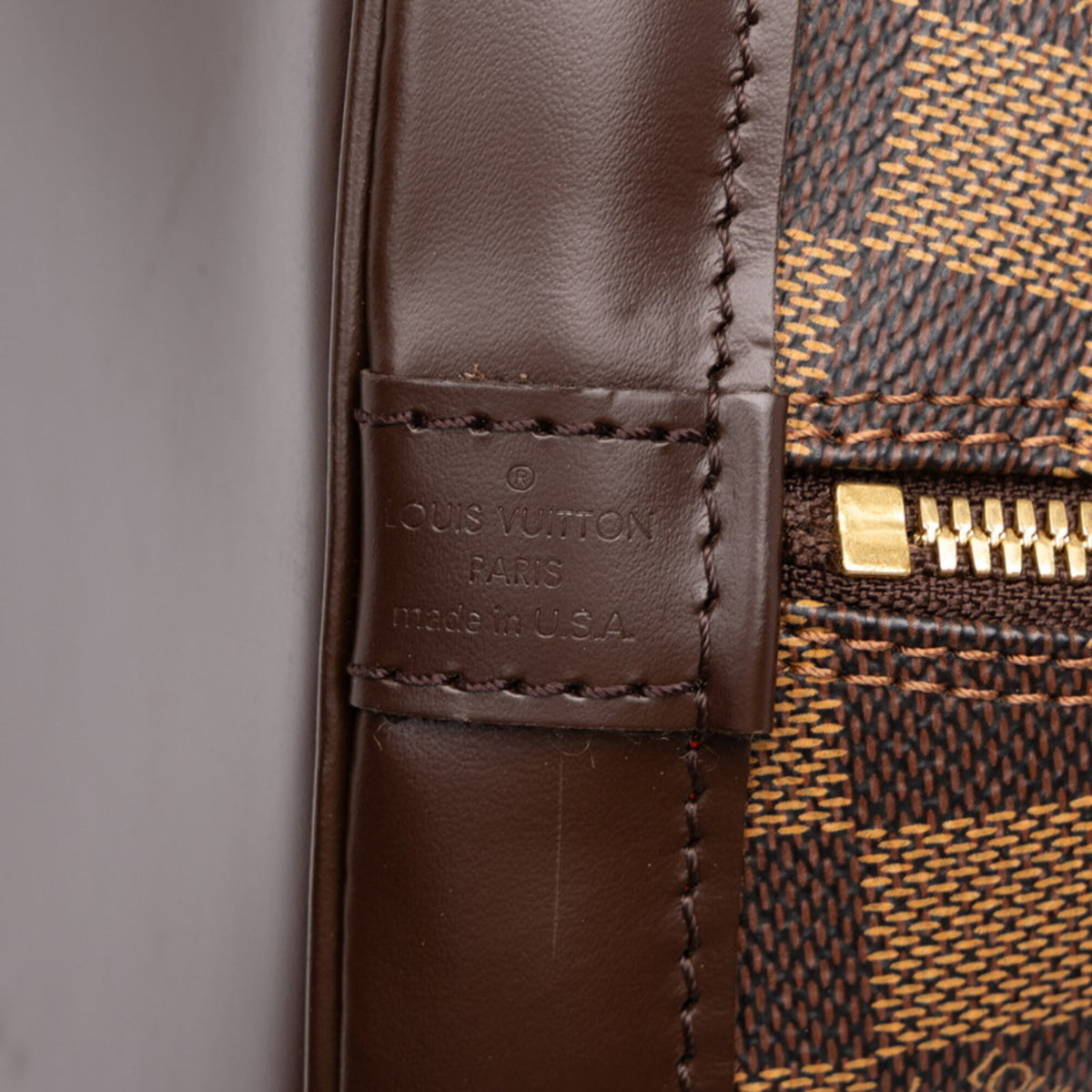 Louis Vuitton Brown Pvc Leather Handbag (Pre-Owned)