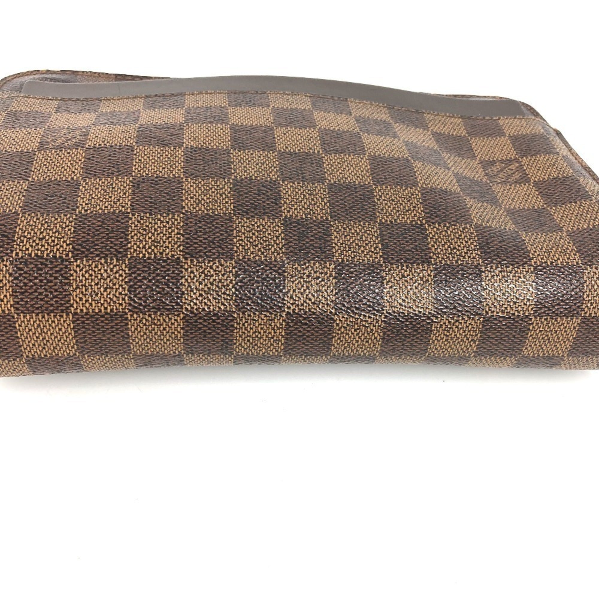 Louis Vuitton Brown Damier Canvas Ebene Damier Canvas Clutch Bag Pouch (Pre-Owned)