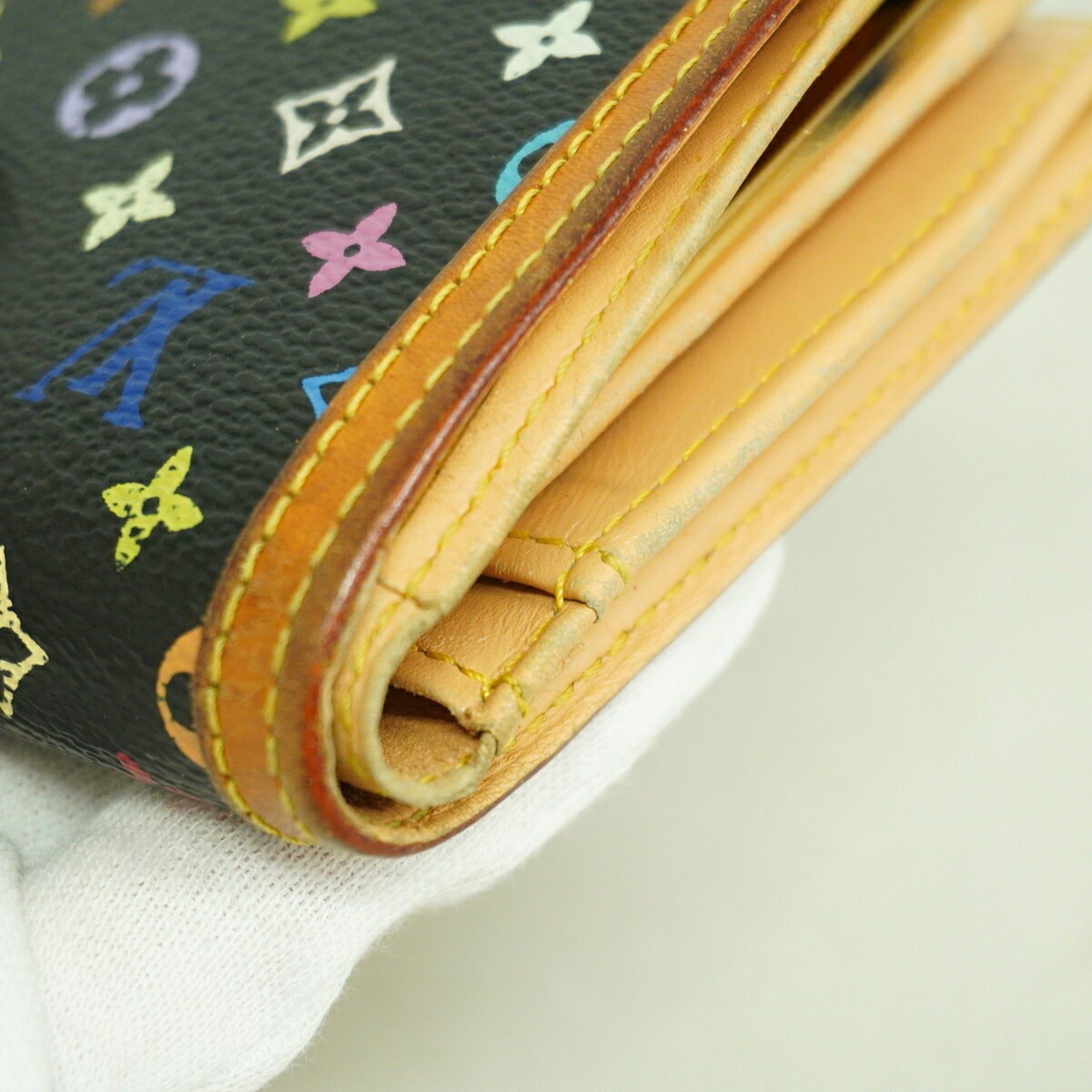 Louis Vuitton Noir Wallet (Bi-Fold) (Pre-Owned)