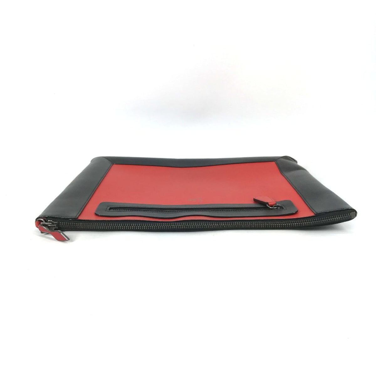 Christian Louboutin Black Leather Clutch Bag (Pre-Owned)