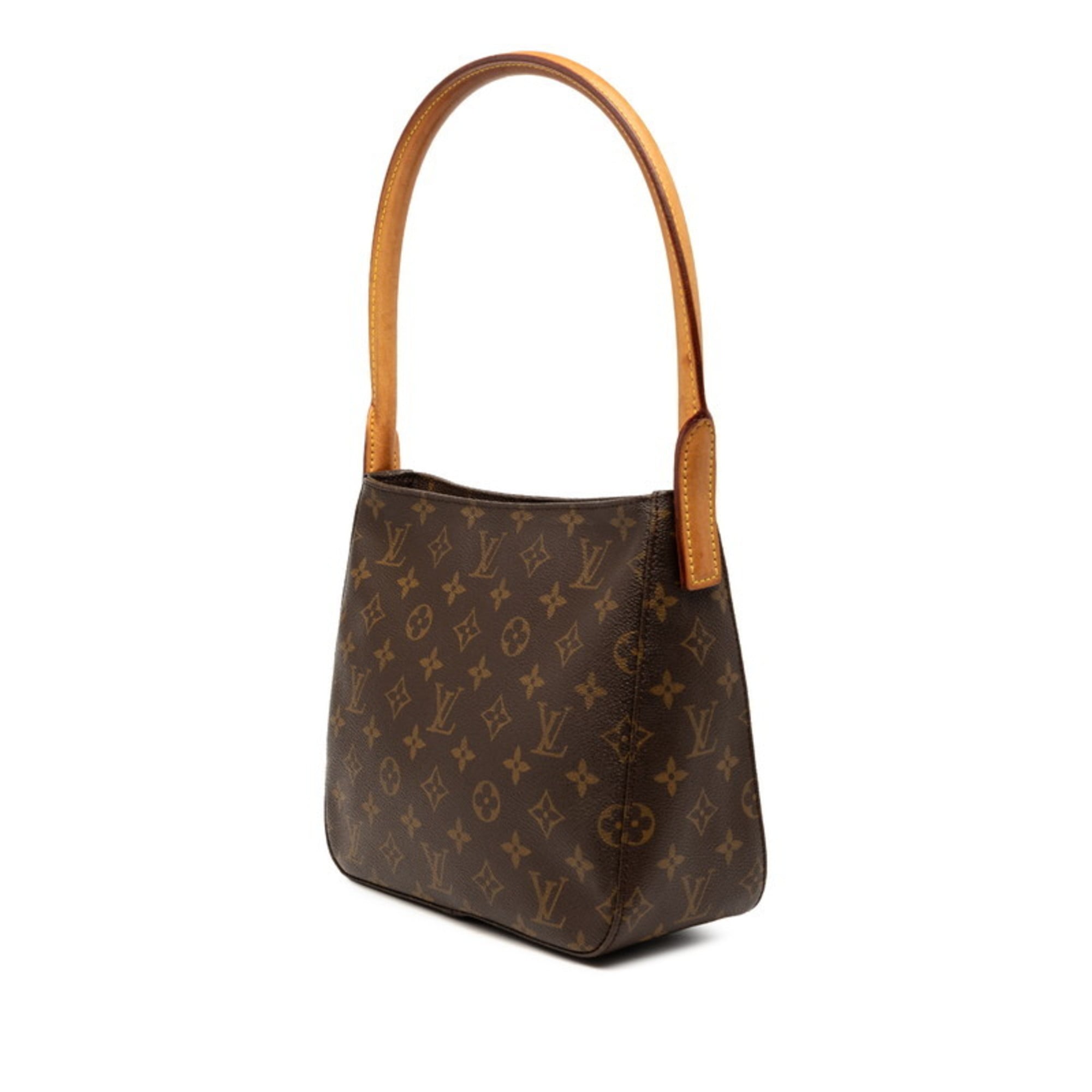 Louis Vuitton Monogram Brown Pvc Leather Handbag Shoulder Bag (Pre-Owned)