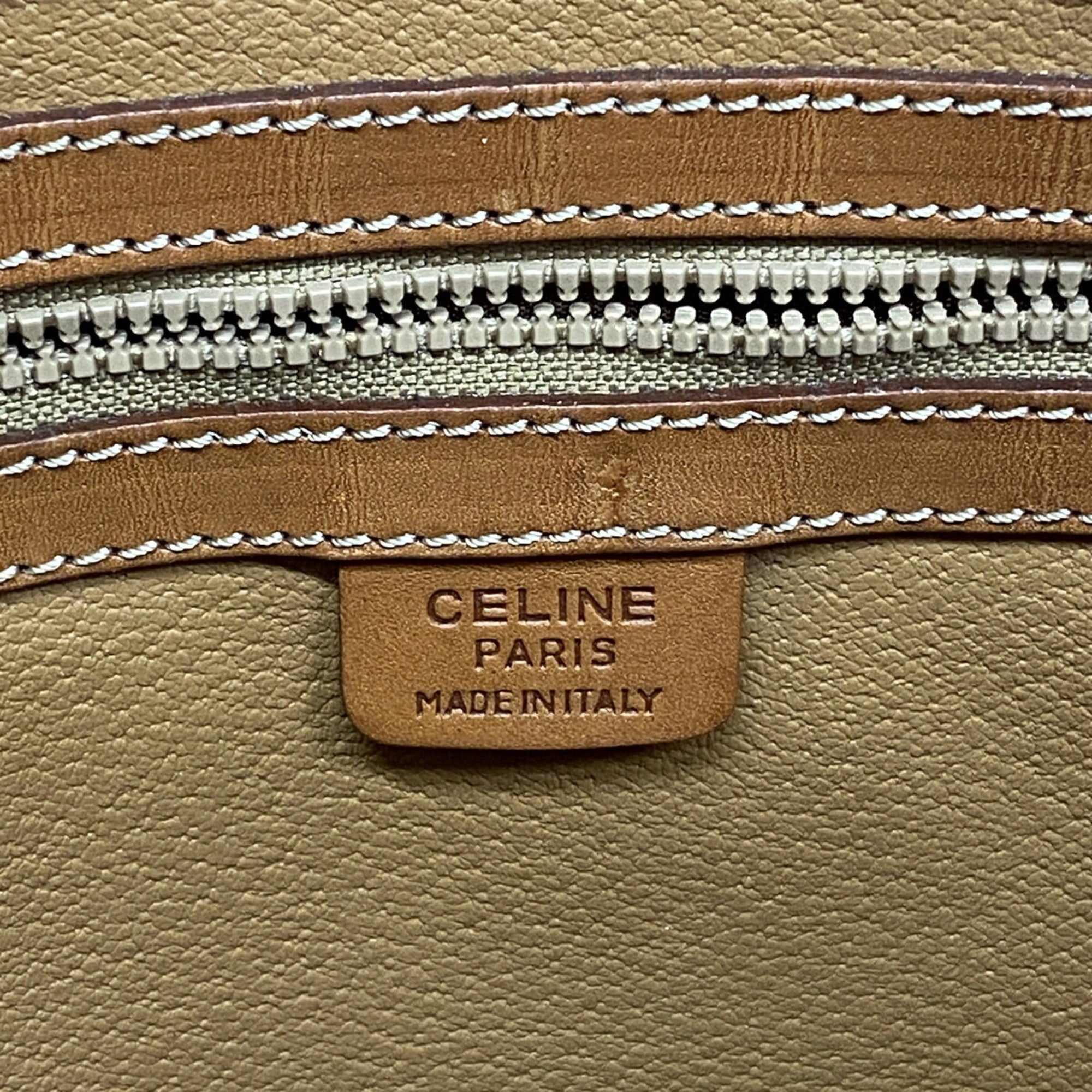 Celine Brown Pvc Tote Bag (Pre-Owned)
