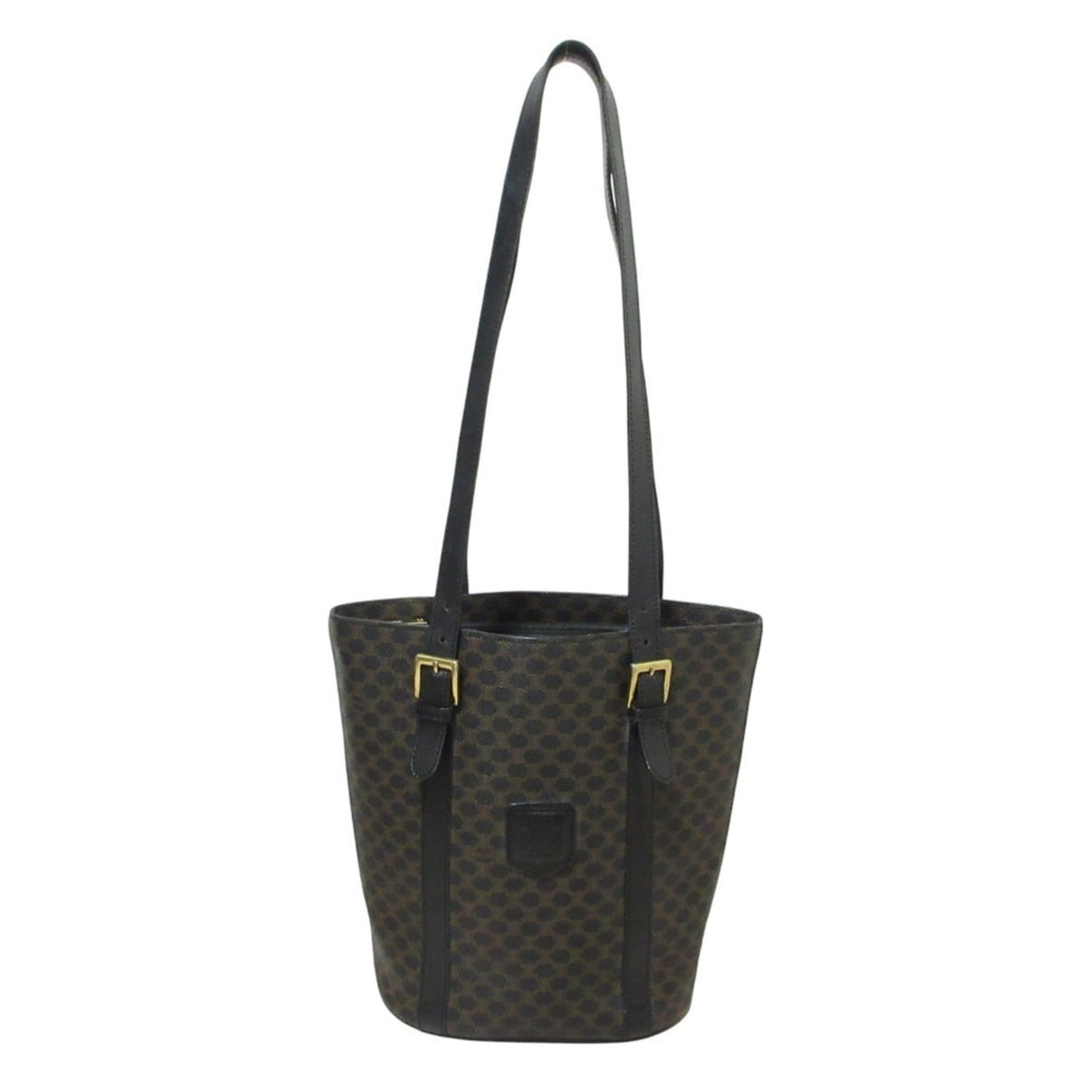 Celine Black Brown Shoulder Bag Tote Bag (Pre-Owned)