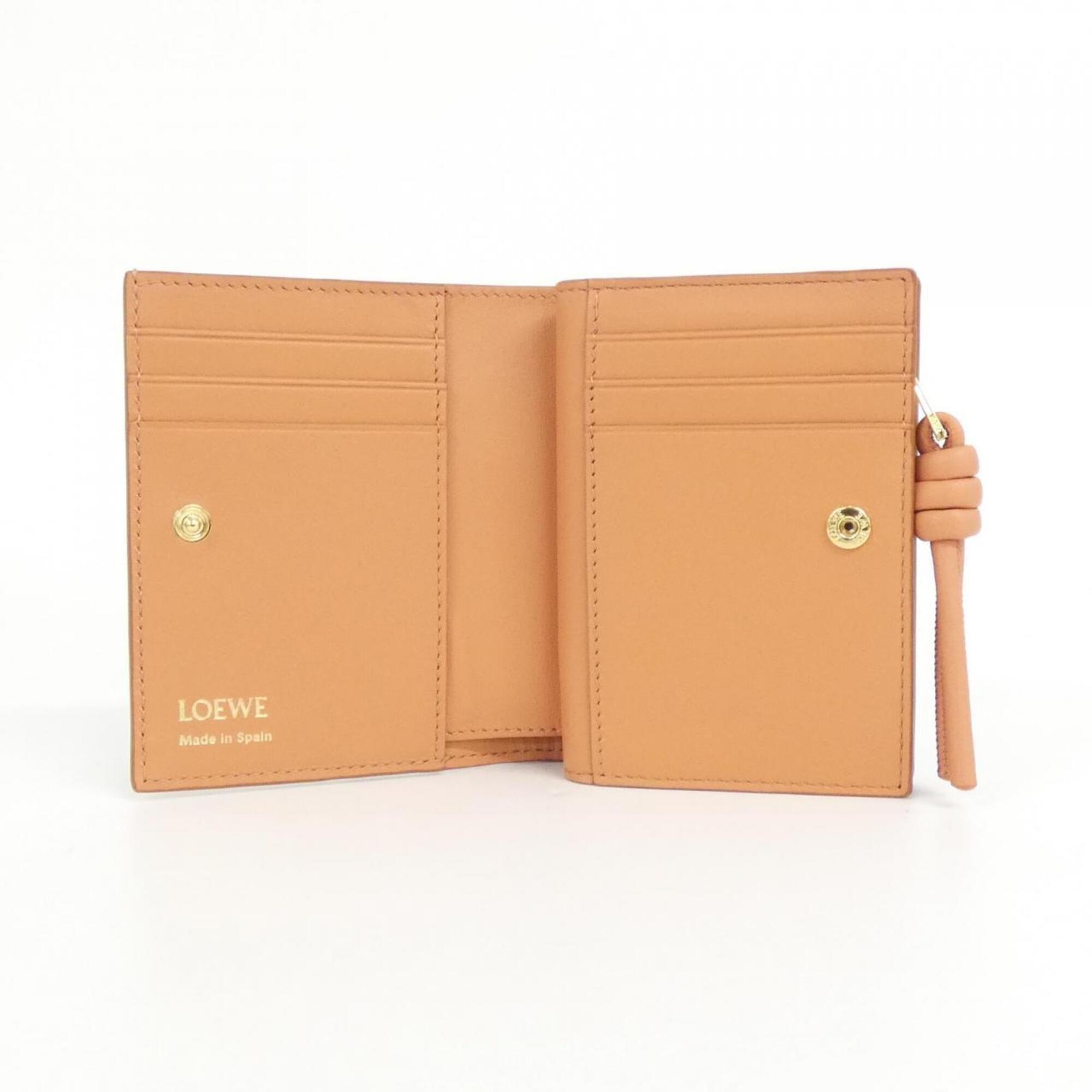Loewe Brown Leather Wallet (Tri-Fold) (Pre-Owned)