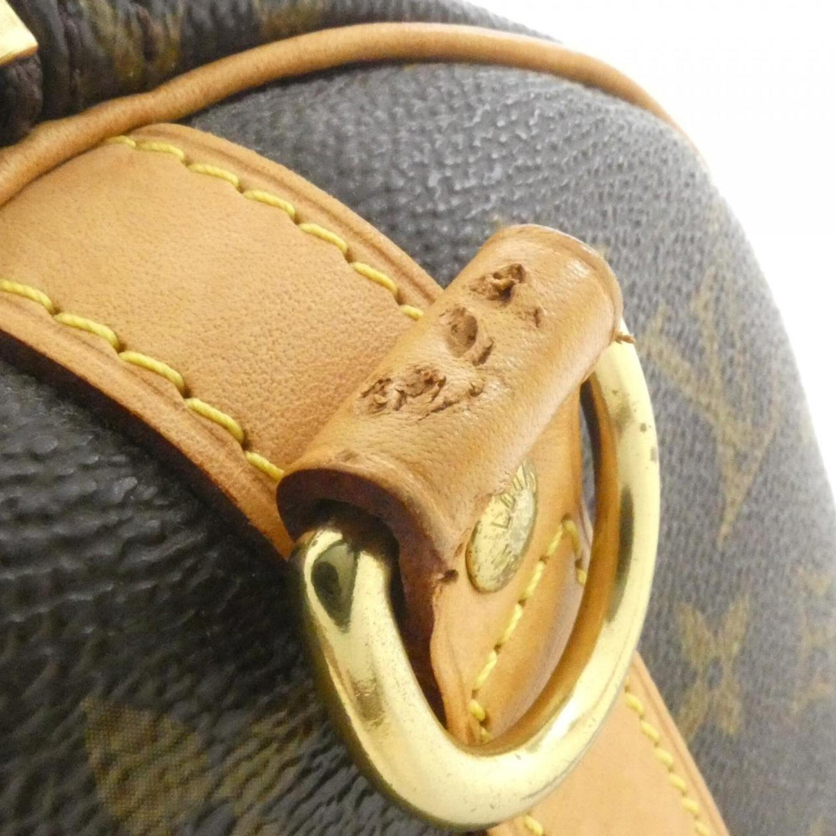 Louis Vuitton Marron Coated Canvas Boston Bag (Pre-Owned)