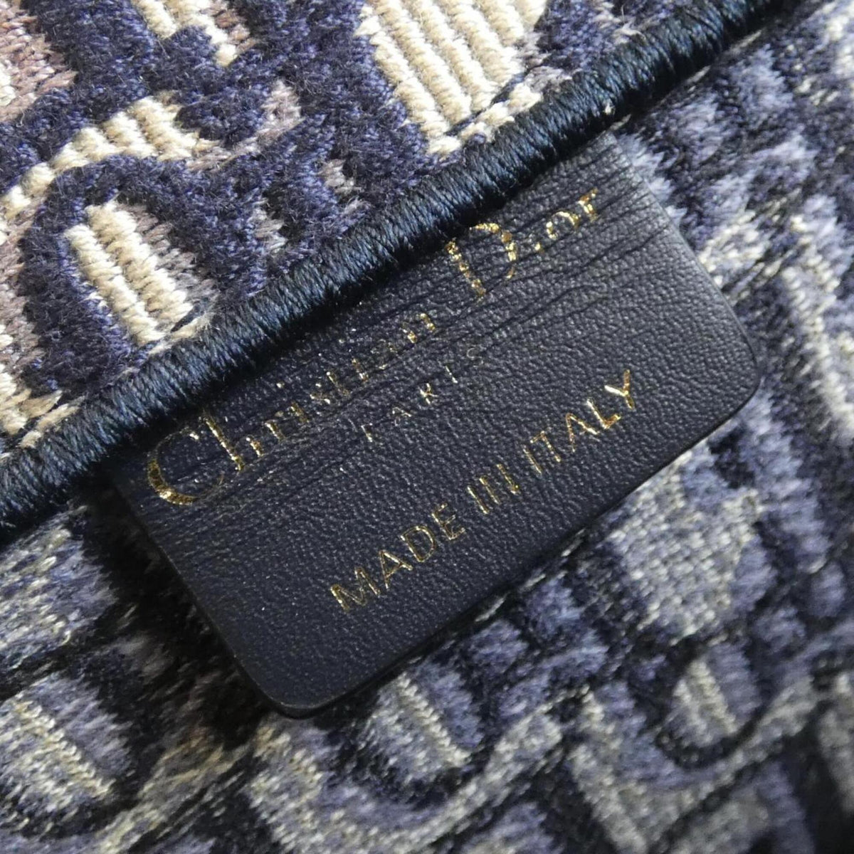 Christian Dior Blue Canvas Handbag (Pre-Owned)