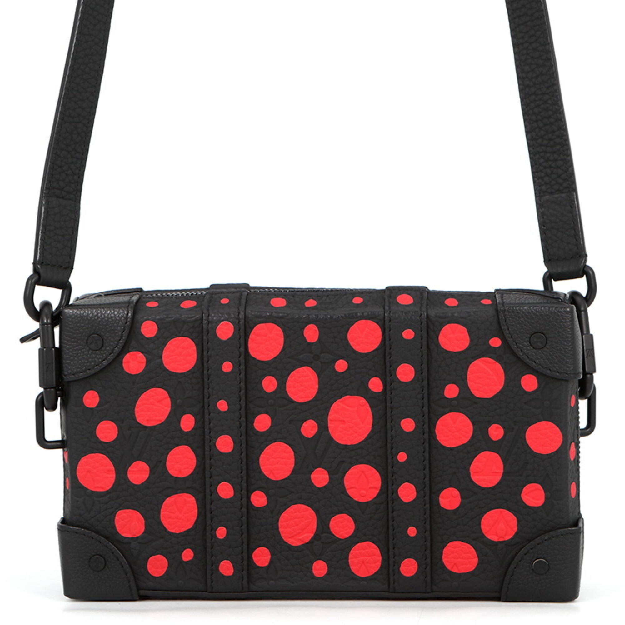 Louis Vuitton Noir Red Color Monogram Shoulder Bag (Pre-Owned)