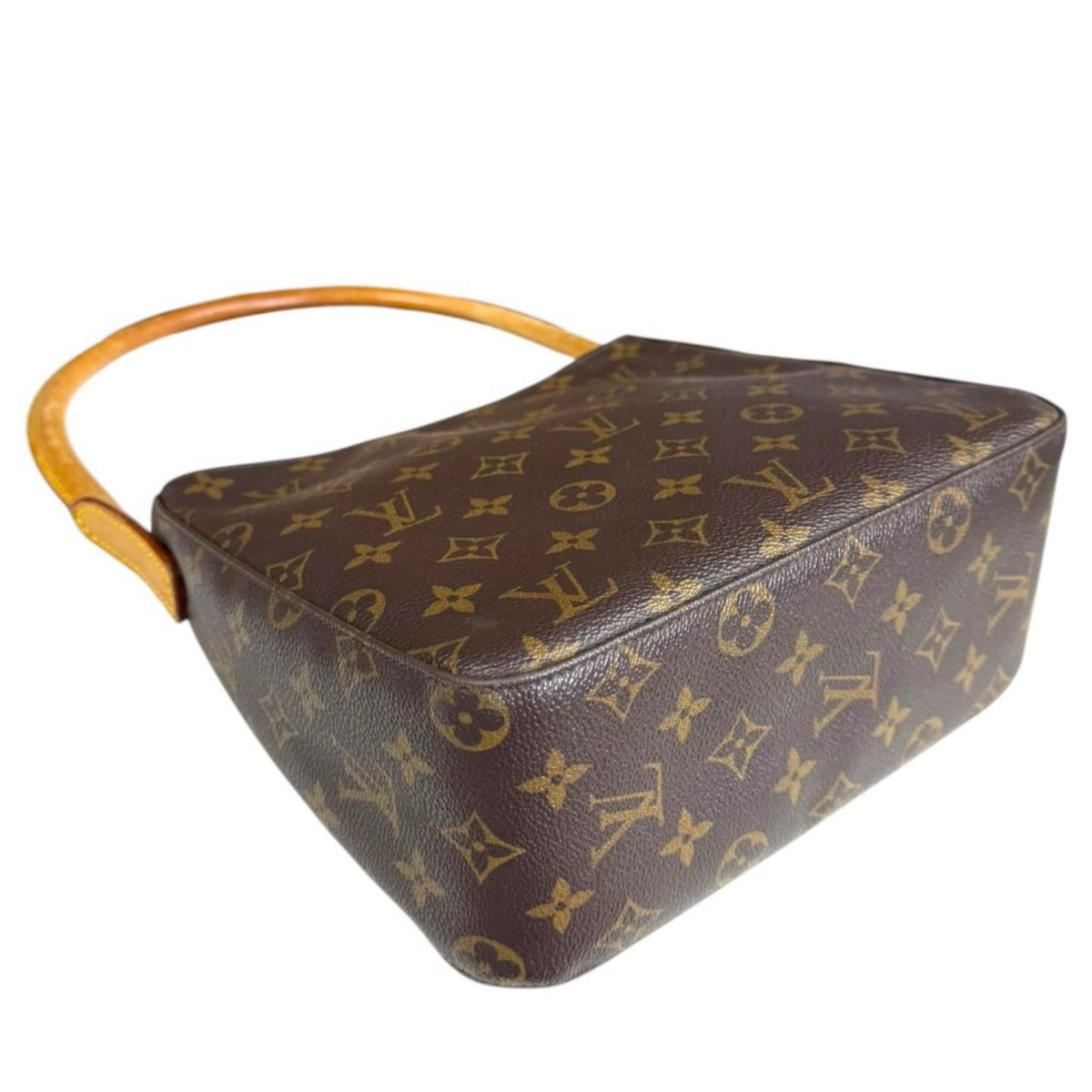 Louis Vuitton Brown Monogram Canvas Shoulder Bag (Pre-Owned)