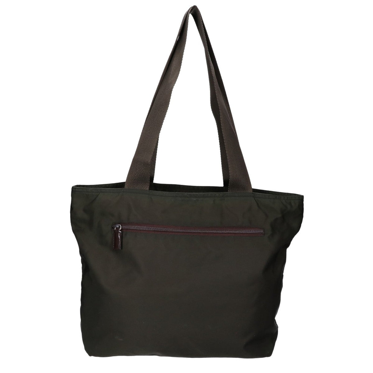 Prada Khaki Nylon Tote Bag (Pre-Owned)