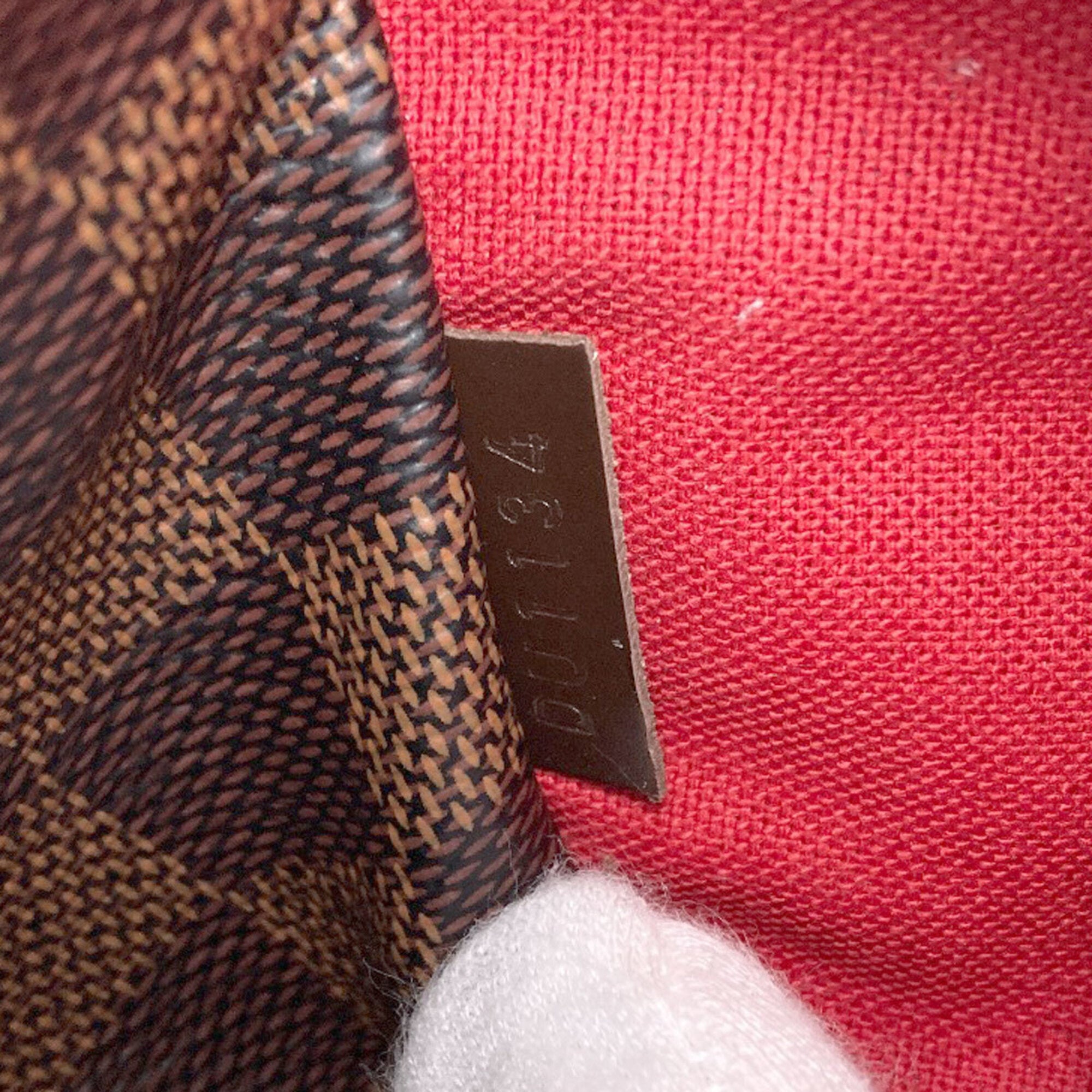 Louis Vuitton Damier Canvas Ebene Damier Canvas Tote Bag (Pre-Owned)