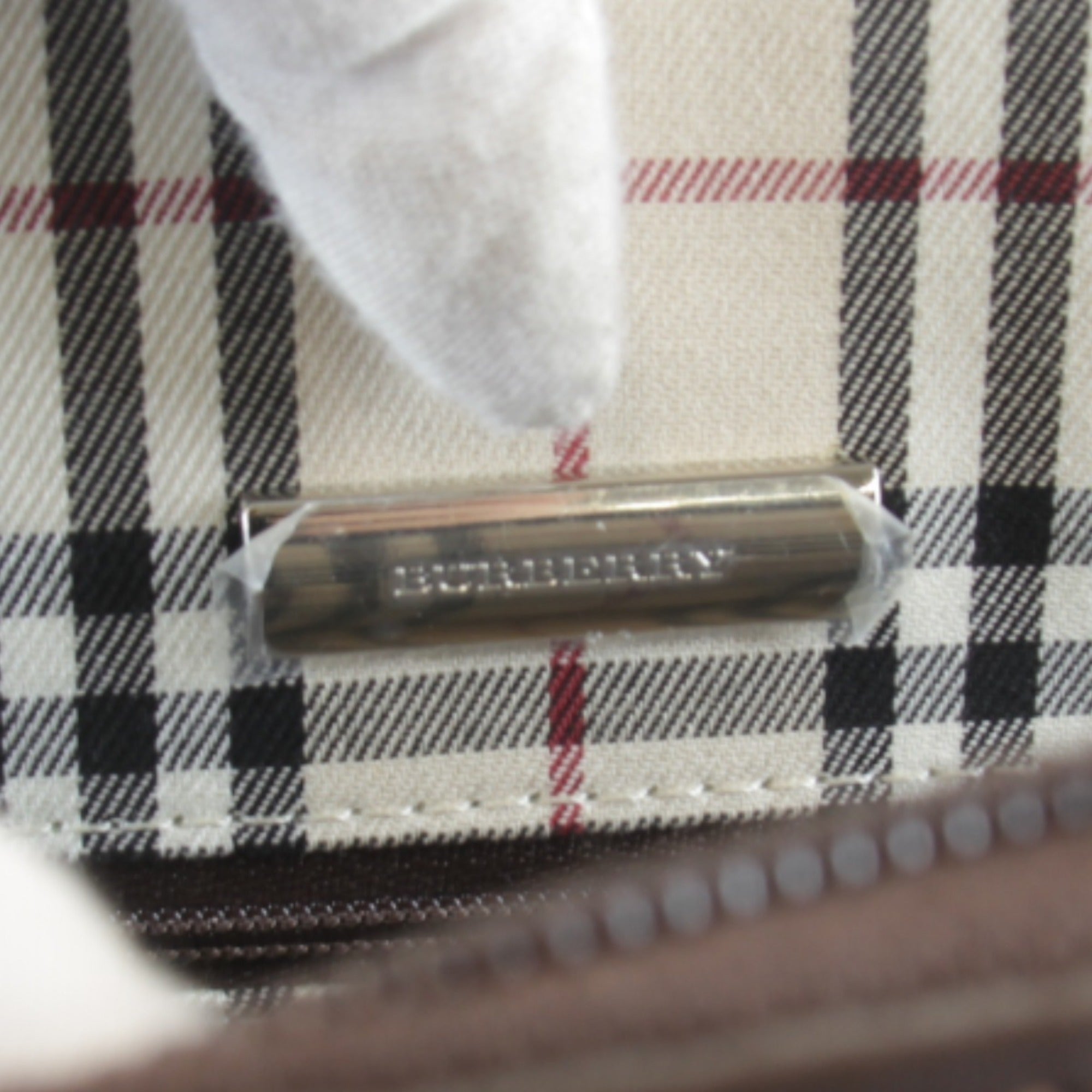 Burberry Brown Leather Handbag (Pre-Owned)