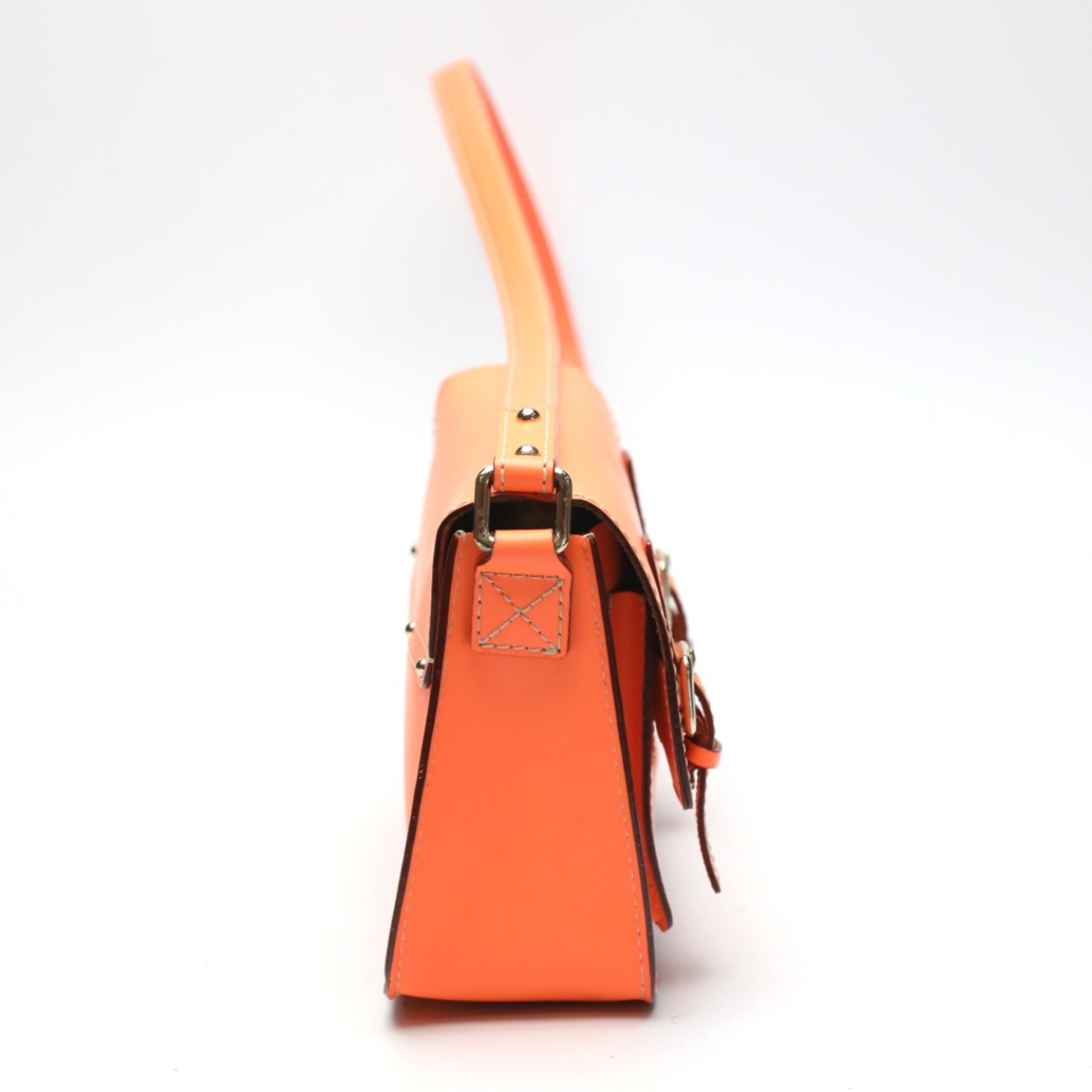 Kate Spade Orange Leather Pochette Shoulder Bag (Pre-Owned)