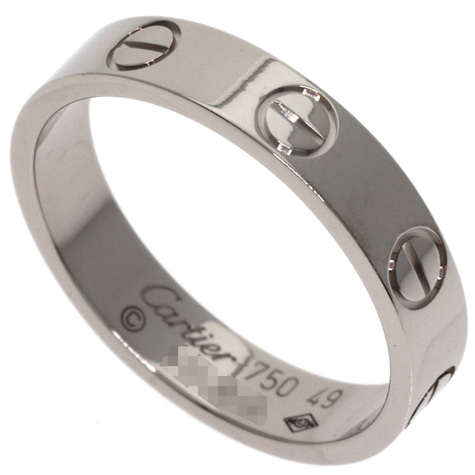 Cartier White Gold (18K) Band Ring (Pre-Owned)