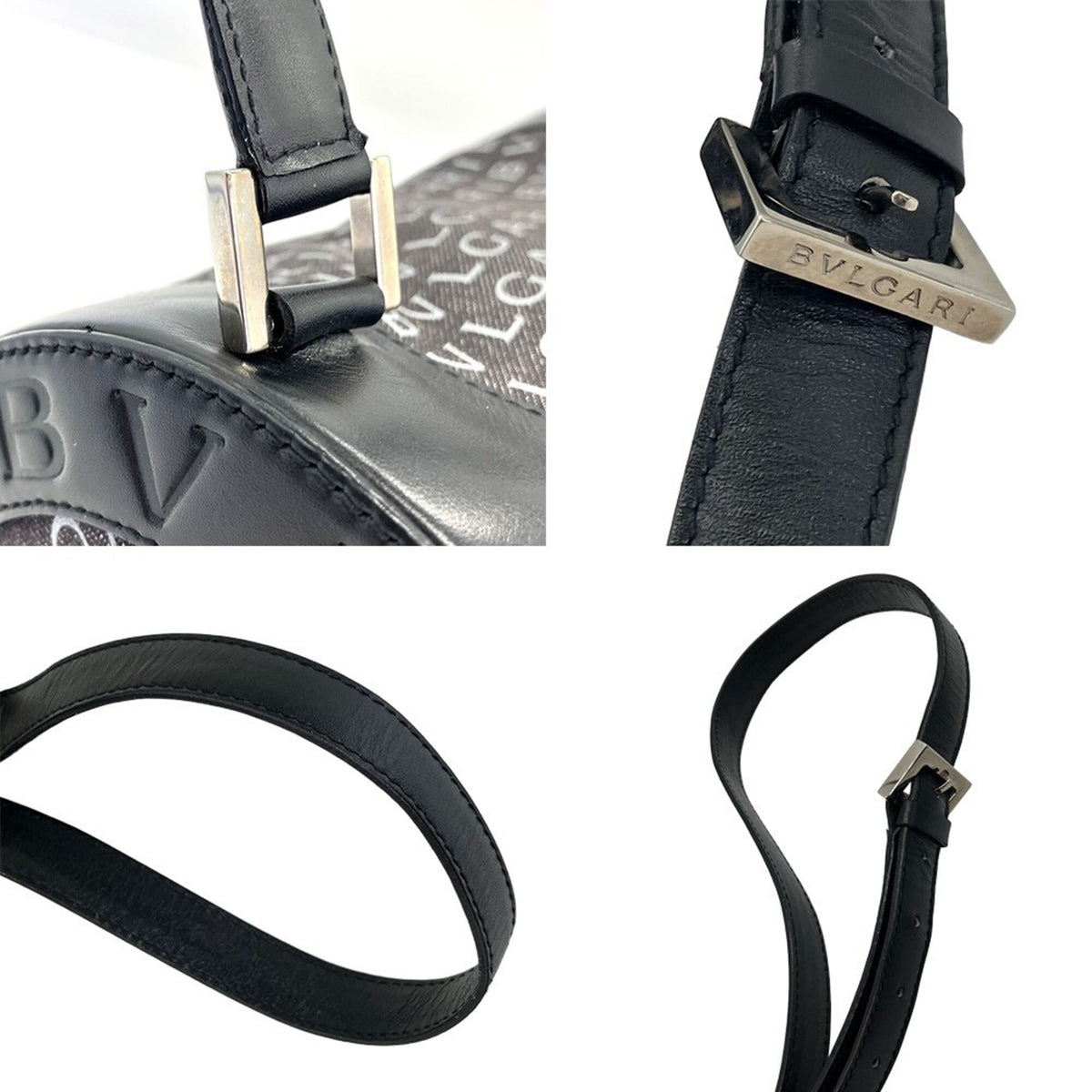 Bvlgari Black Denim Shoulder Bag (Pre-Owned)