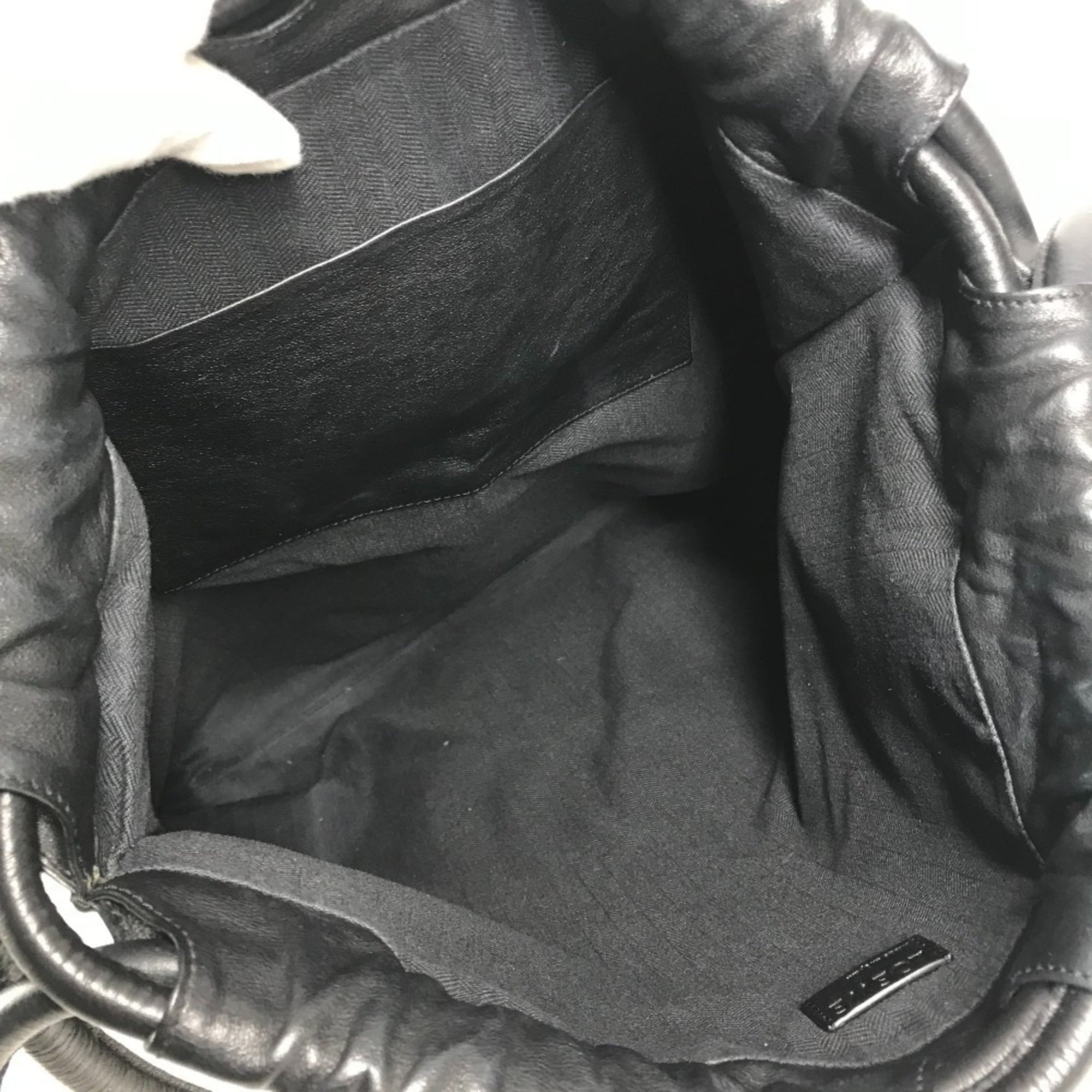 Loewe Black Leather Backpack (Pre-Owned)