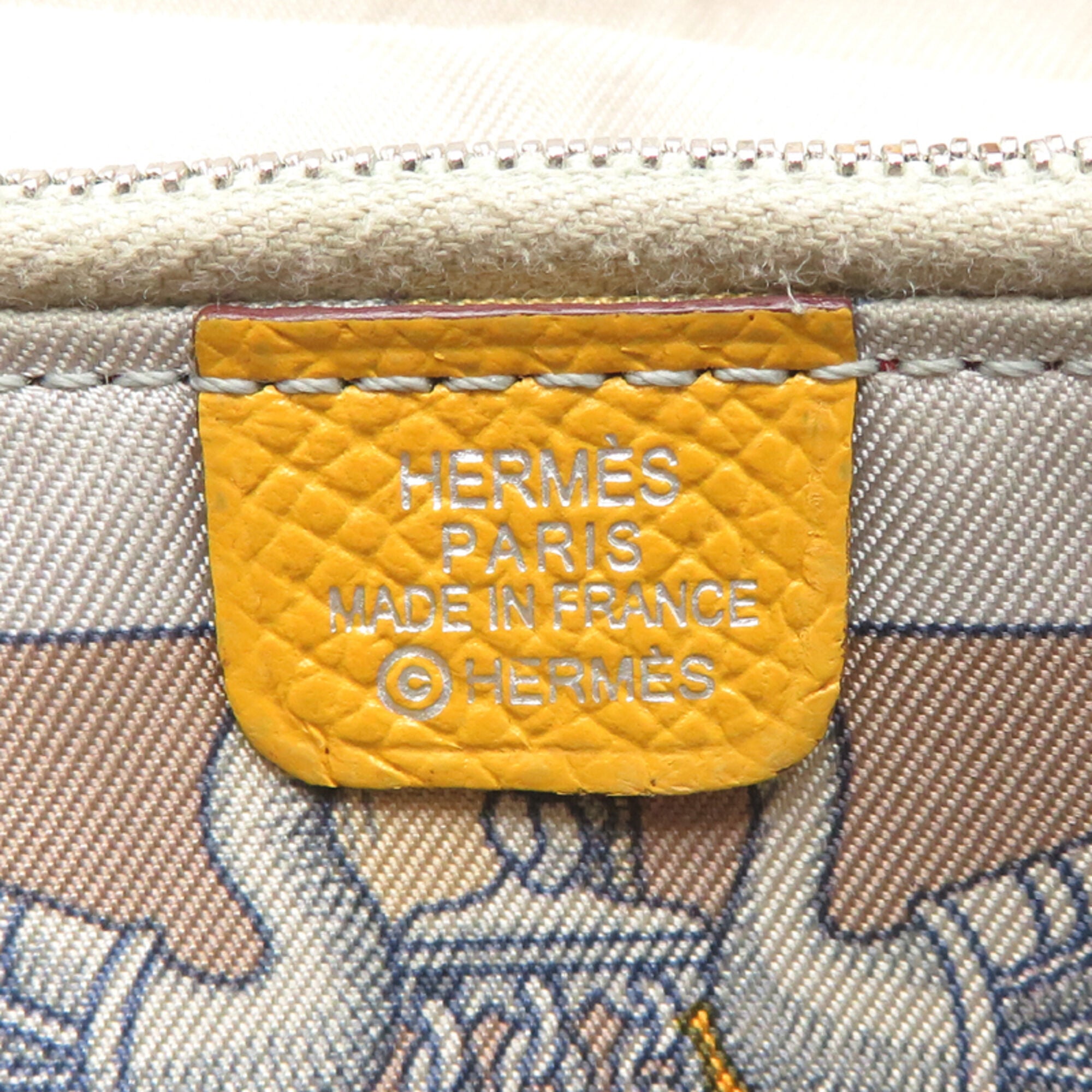Hermes Epsom Leather Long Wallet (Bi-Fold) (Pre-Owned)