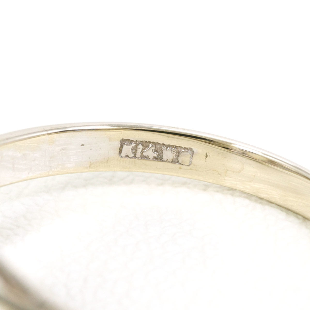 Unbranded White Gold White Gold (14K) Band Ring (Pre-Owned)