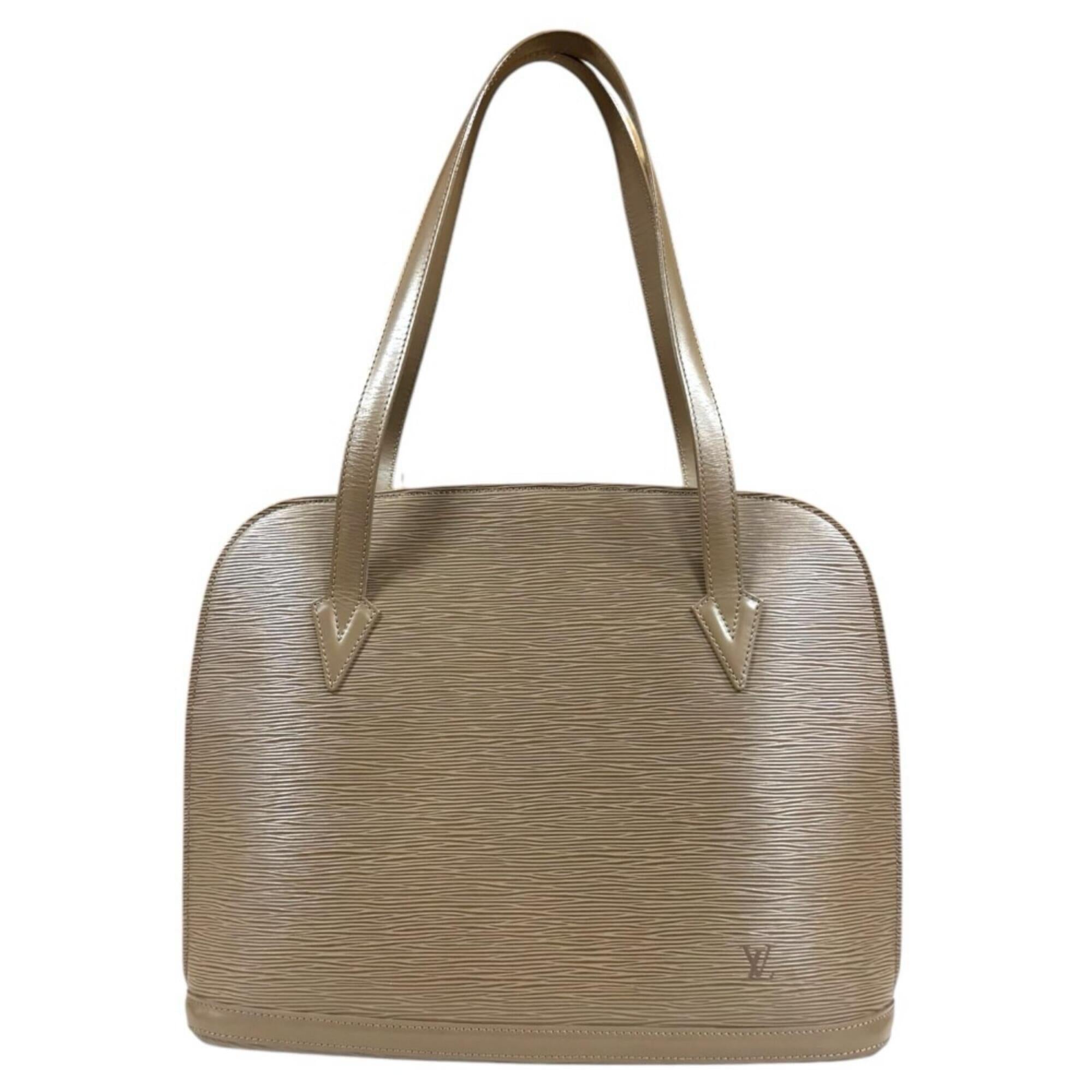 Louis Vuitton Gray Epi Leather Shoulder Bag (Pre-Owned)