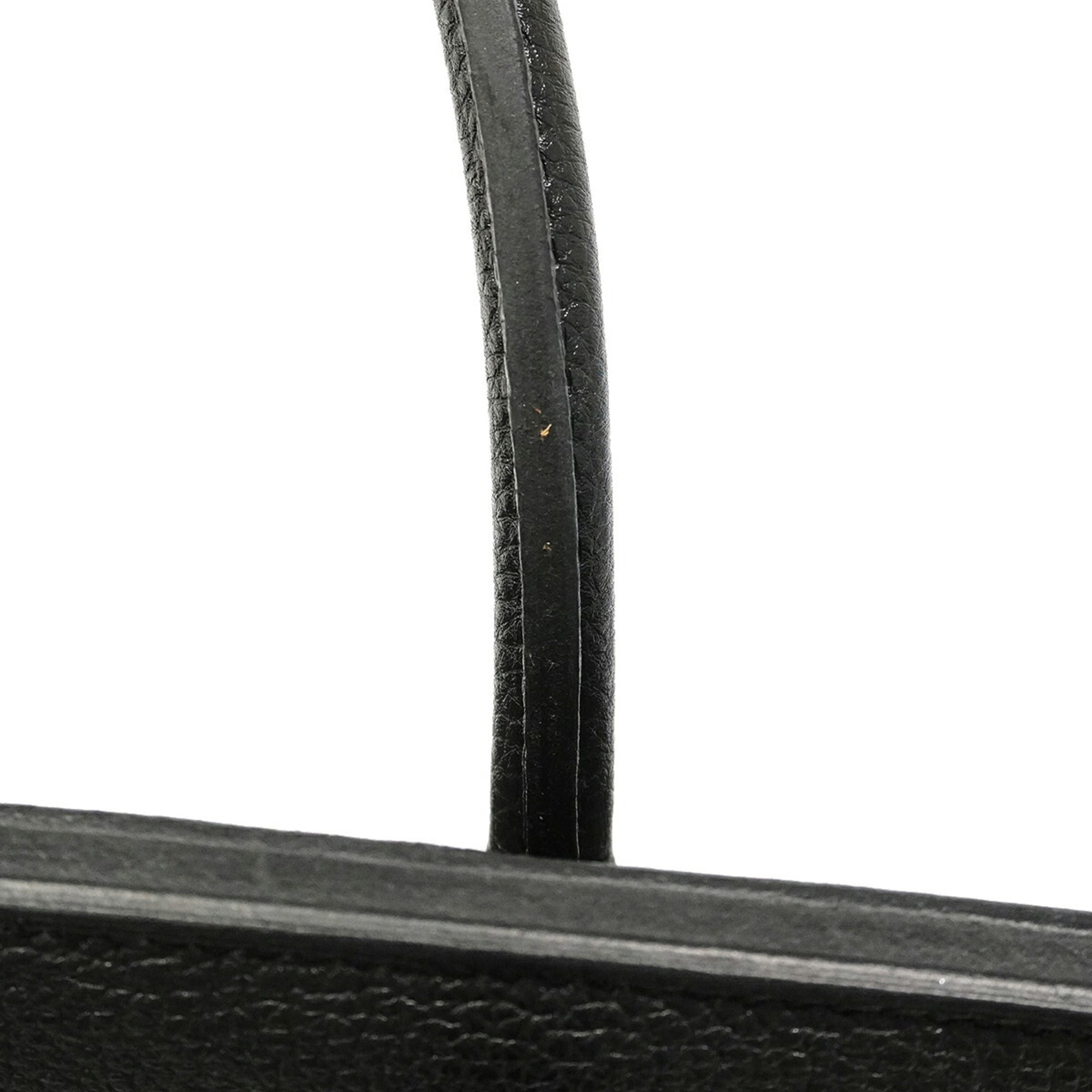 Hermes Black Togo Leather Handbag (Pre-Owned)