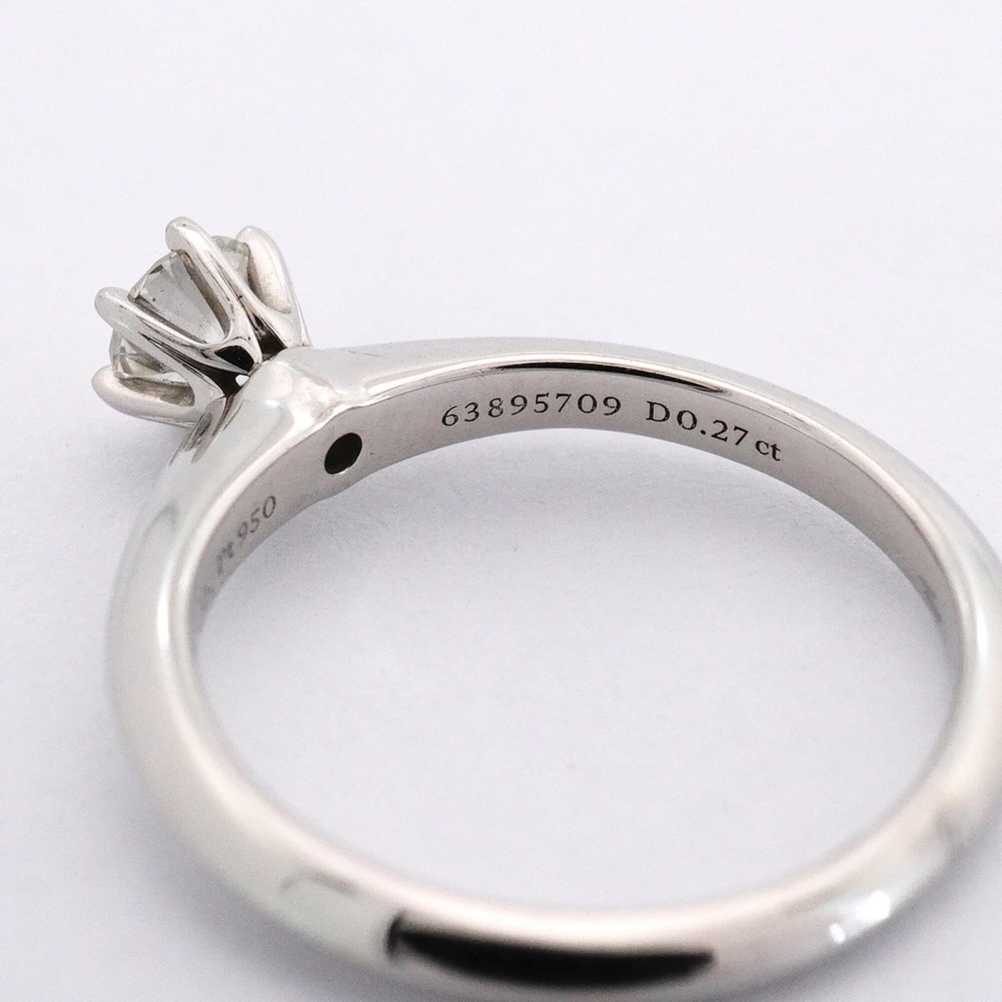 Tiffany Platinum 950 Band Ring (Pre-Owned)