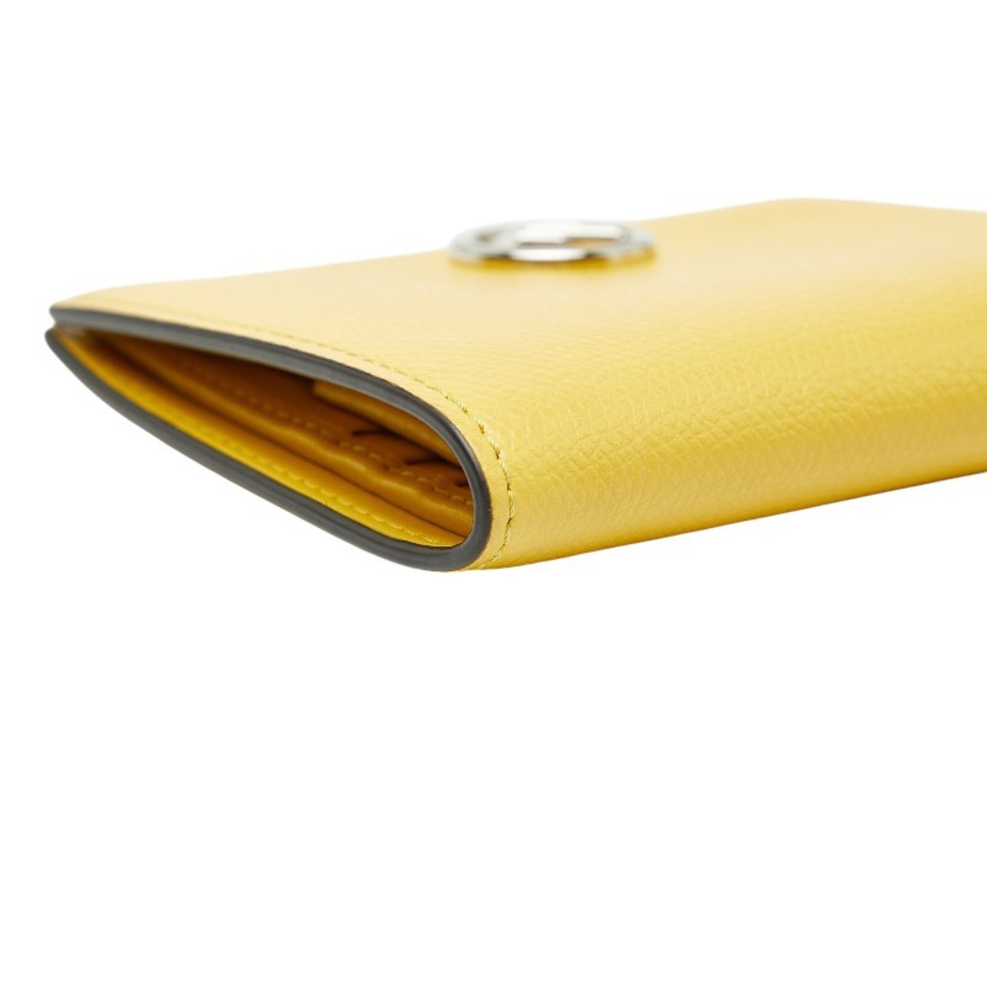 Fendi Yellow Leather Wallet (Bi-Fold) (Pre-Owned)