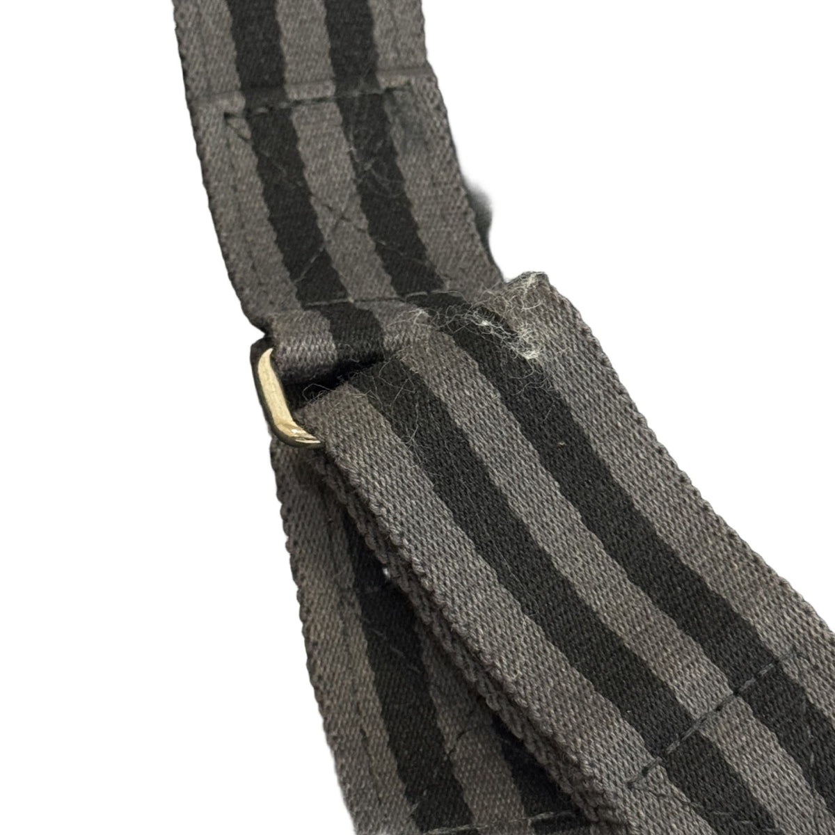 Hermes Black Canvas Shoulder Bag (Pre-Owned)