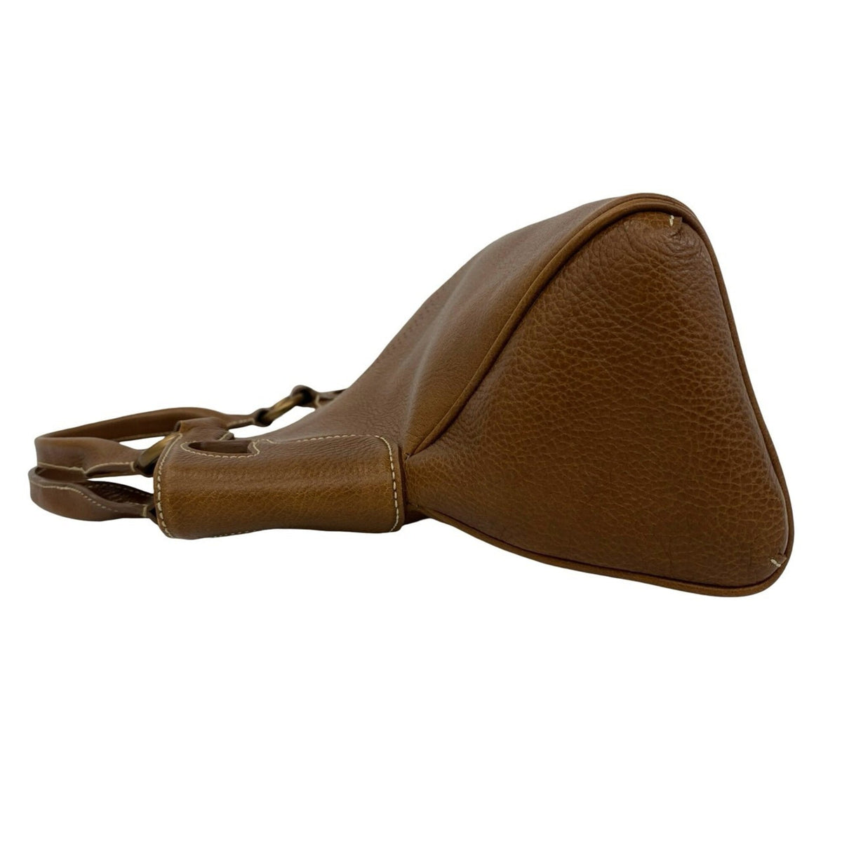 Cartier Brown Leather Handbag Tote Bag (Pre-Owned)
