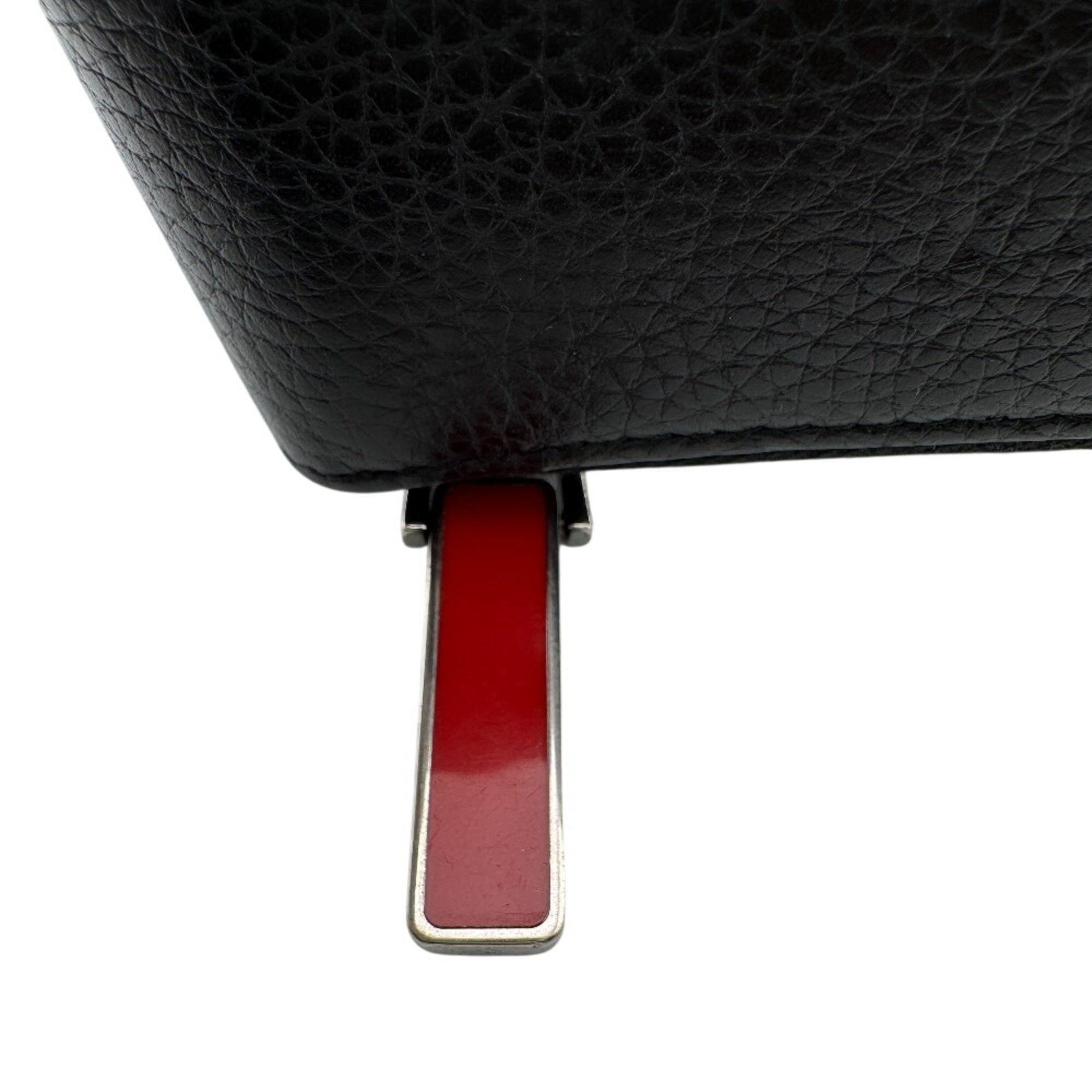 Christian Louboutin Black Leather Wallet (Bi-Fold) (Pre-Owned)