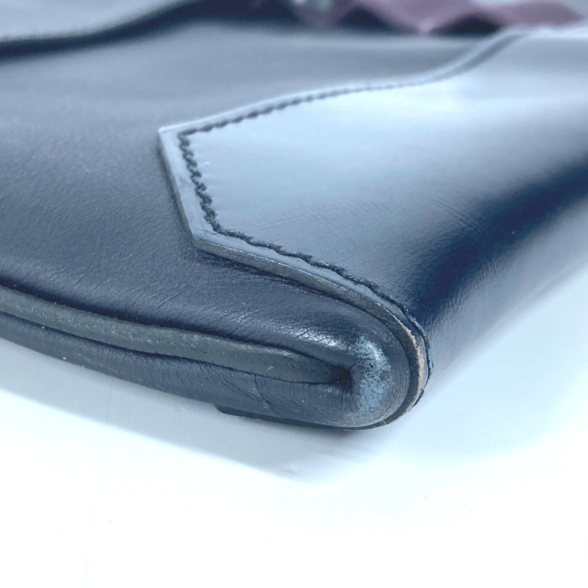 Hermes Navy Clutch Bag Pouch (Pre-Owned)