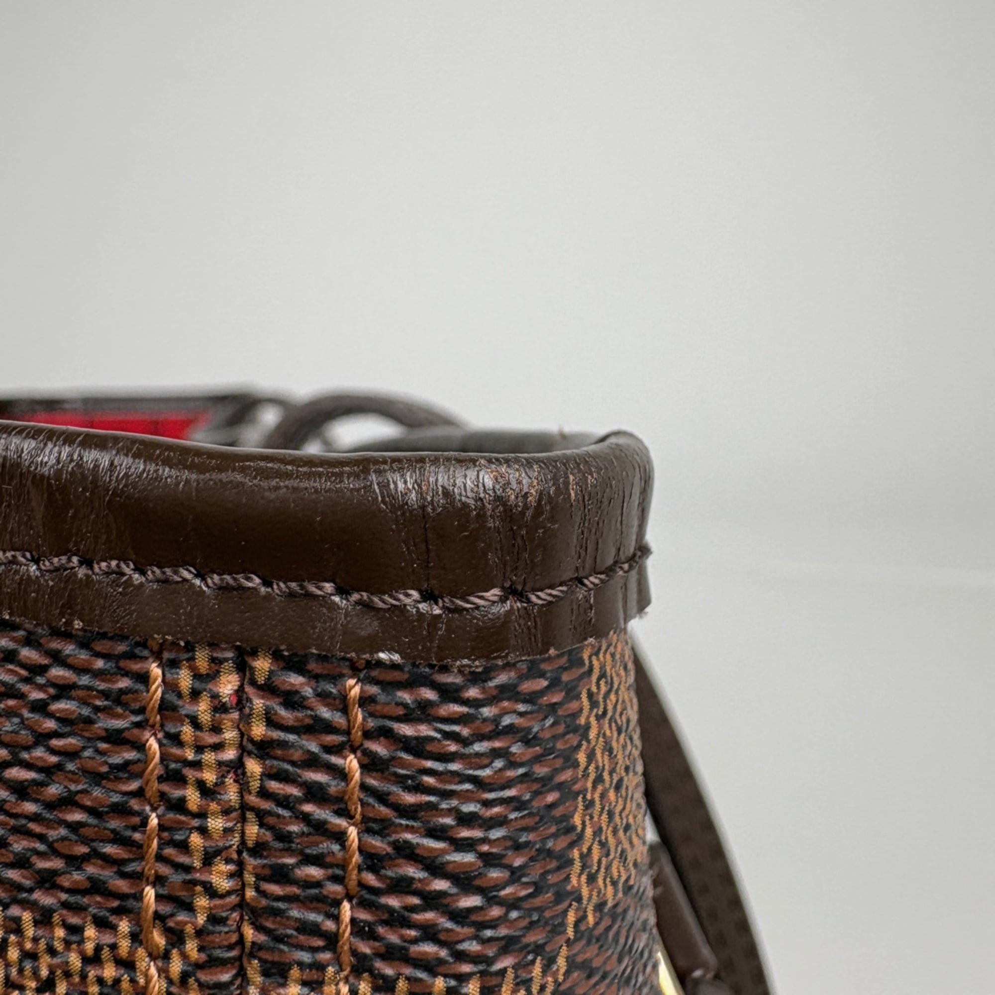 Louis Vuitton Damier Brown Damier Canvas Shoulder Bag Tote Bag (Pre-Owned)