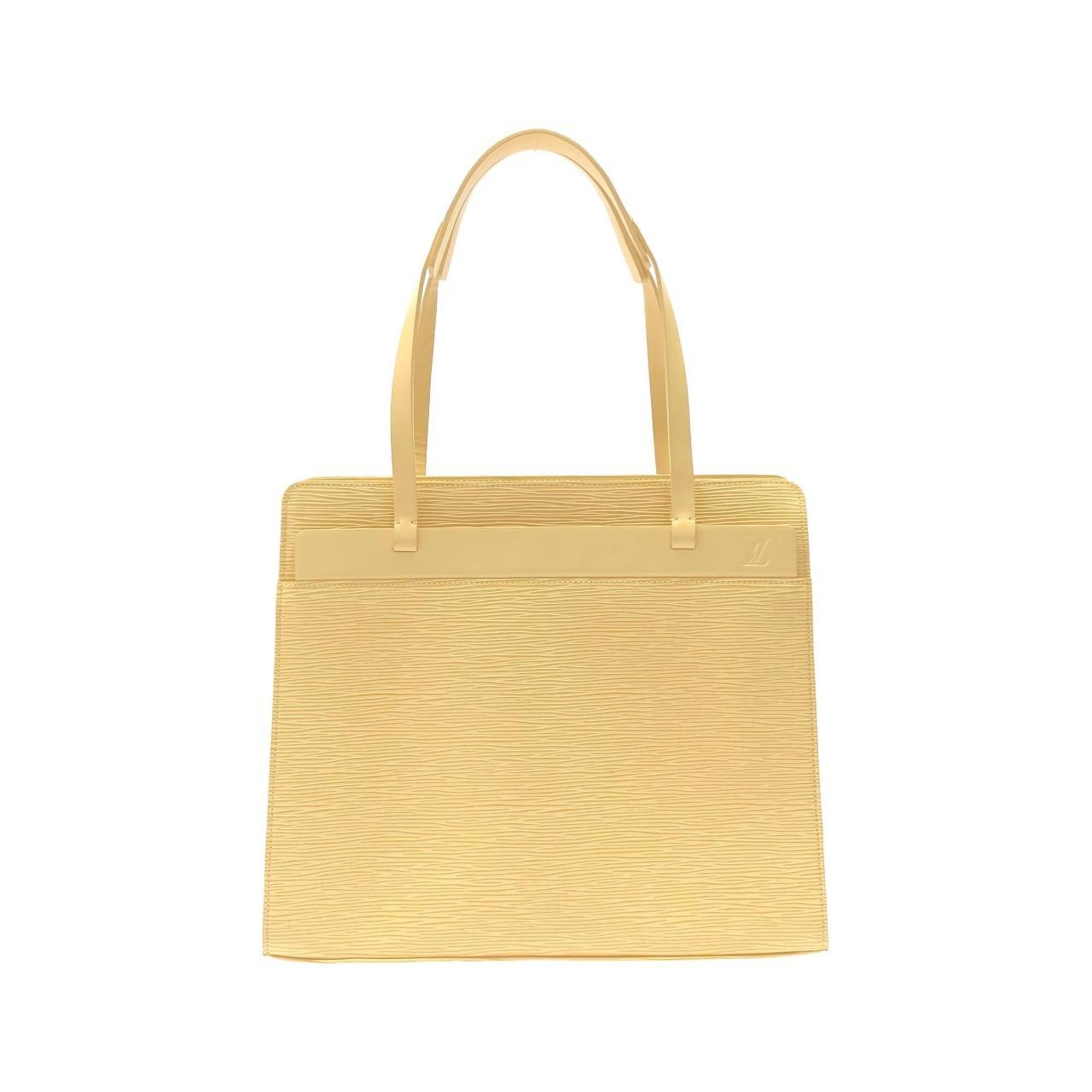 Louis Vuitton White Leather Shoulder Bag (Pre-Owned)