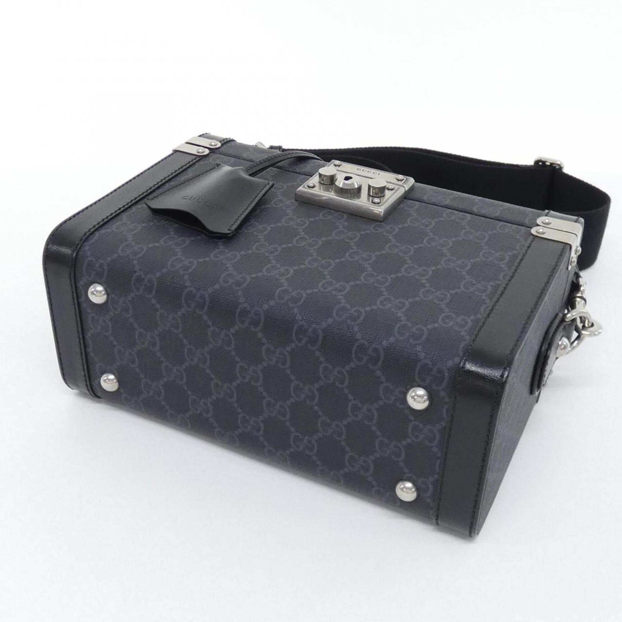 Gucci Black Gg Supreme Handbag (Pre-Owned)
