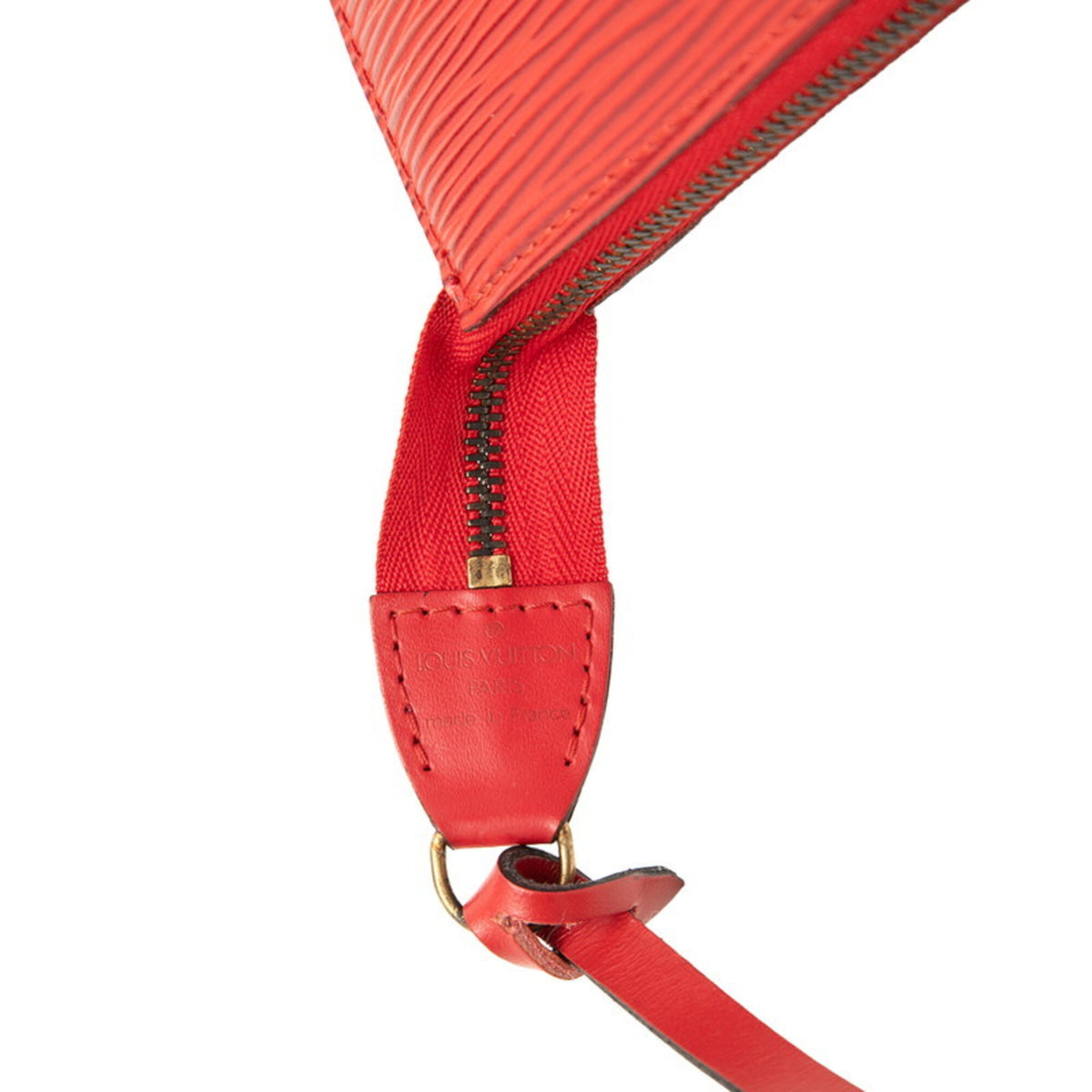Louis Vuitton Epi Castilian Red Leather Pochette (Pre-Owned)