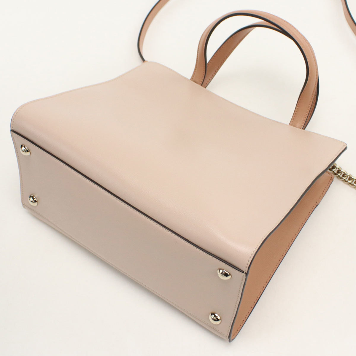 Salvatore Ferragamo Pink Leather Tote Bag (Pre-Owned)