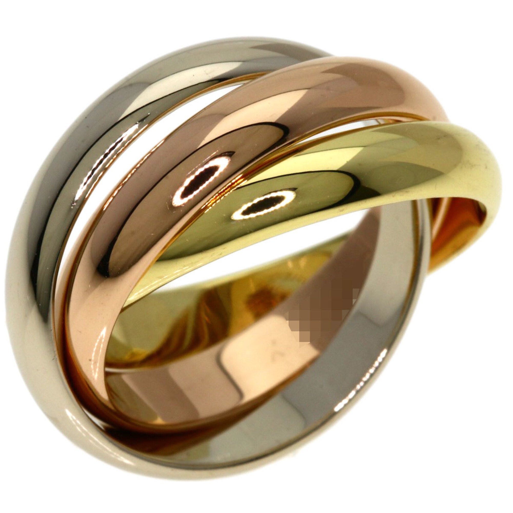 Cartier Trinity Yellow Gold (18K) Pink Gold (18K) White Gold (18K) Band Ring (Pre-Owned)